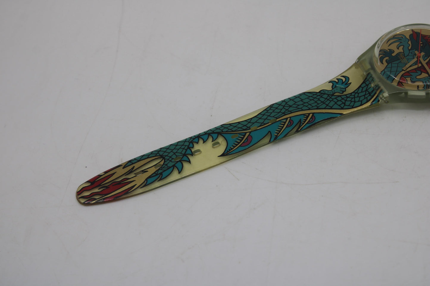Gents Swatch, 'Green Dragon', GG135, in very nice, used condition, working, 1995