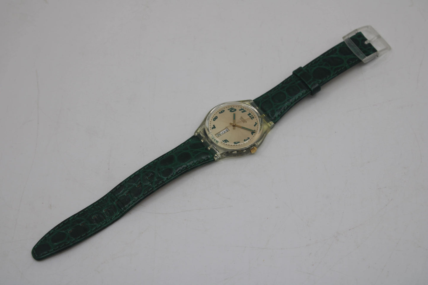 1994 Vintage Gents Swatch 'Tutto Tondo' GK711, Good, Used Condition, working, with original strap