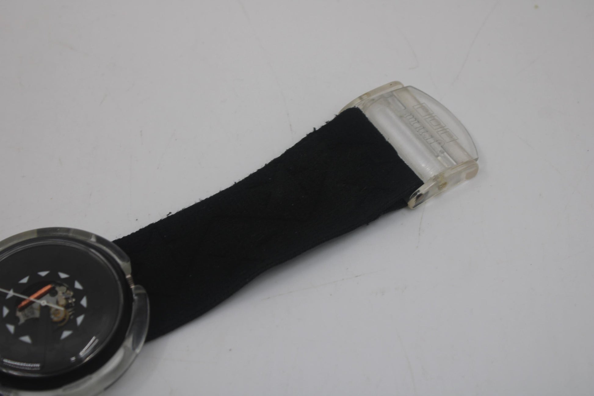 Vintage 1994 PMB175 Pop Swatch, 'A Jamais', NO box, Very Nice, used Condition, Working