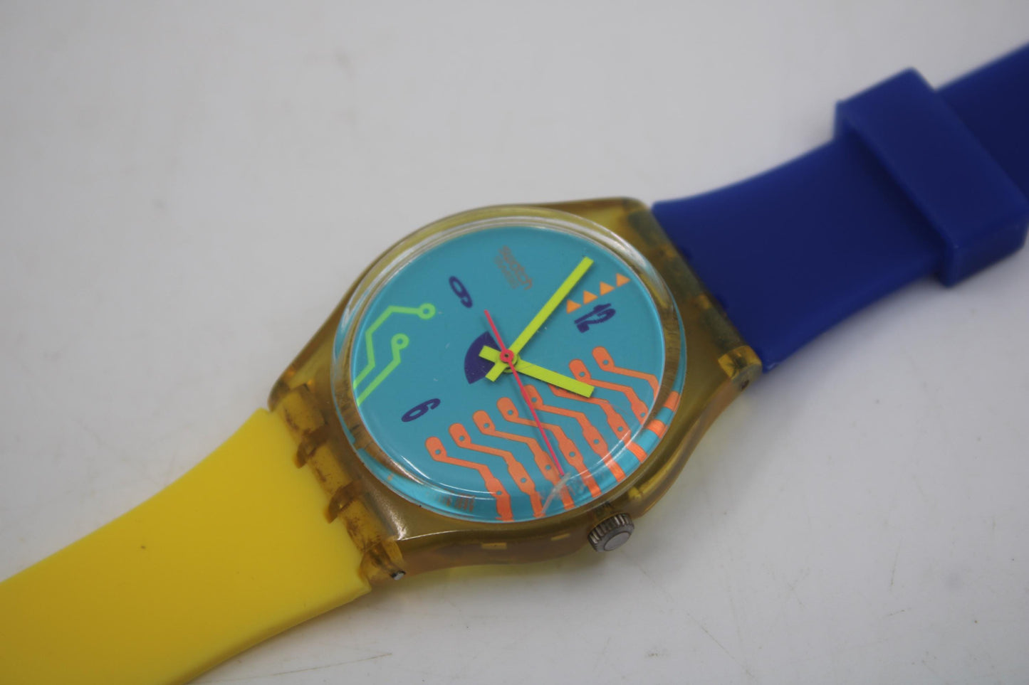 Swatch 34mm Gents, Hackers Reward, GK122, In a Used Condition, working