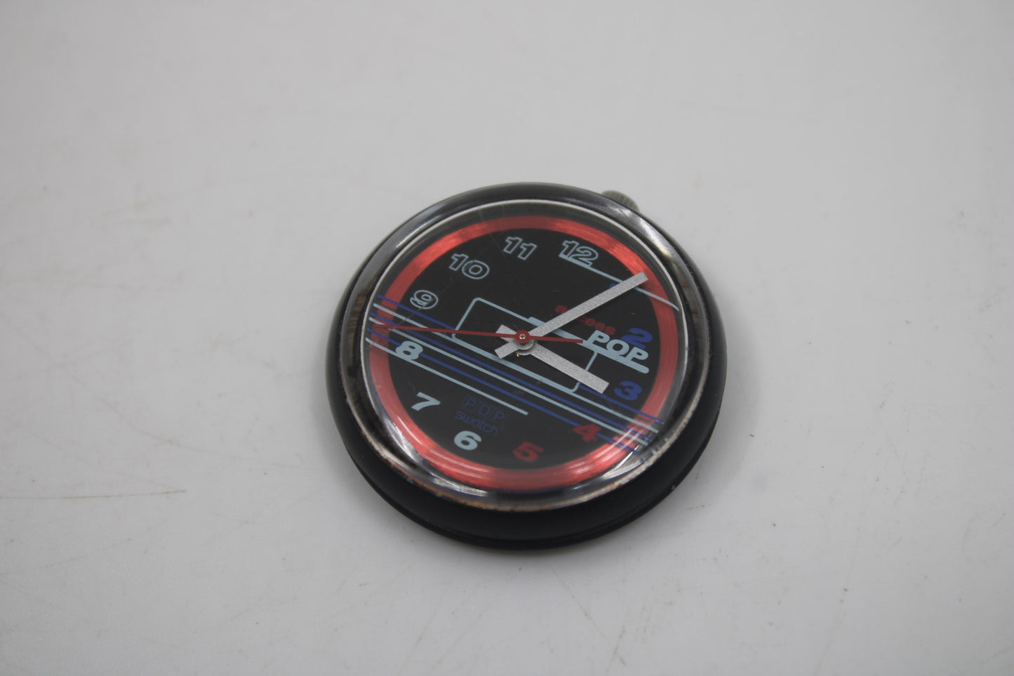 Swatch Access PopSwatch, 1998, Snowbump, PKB101, used, working, NO ring or strap