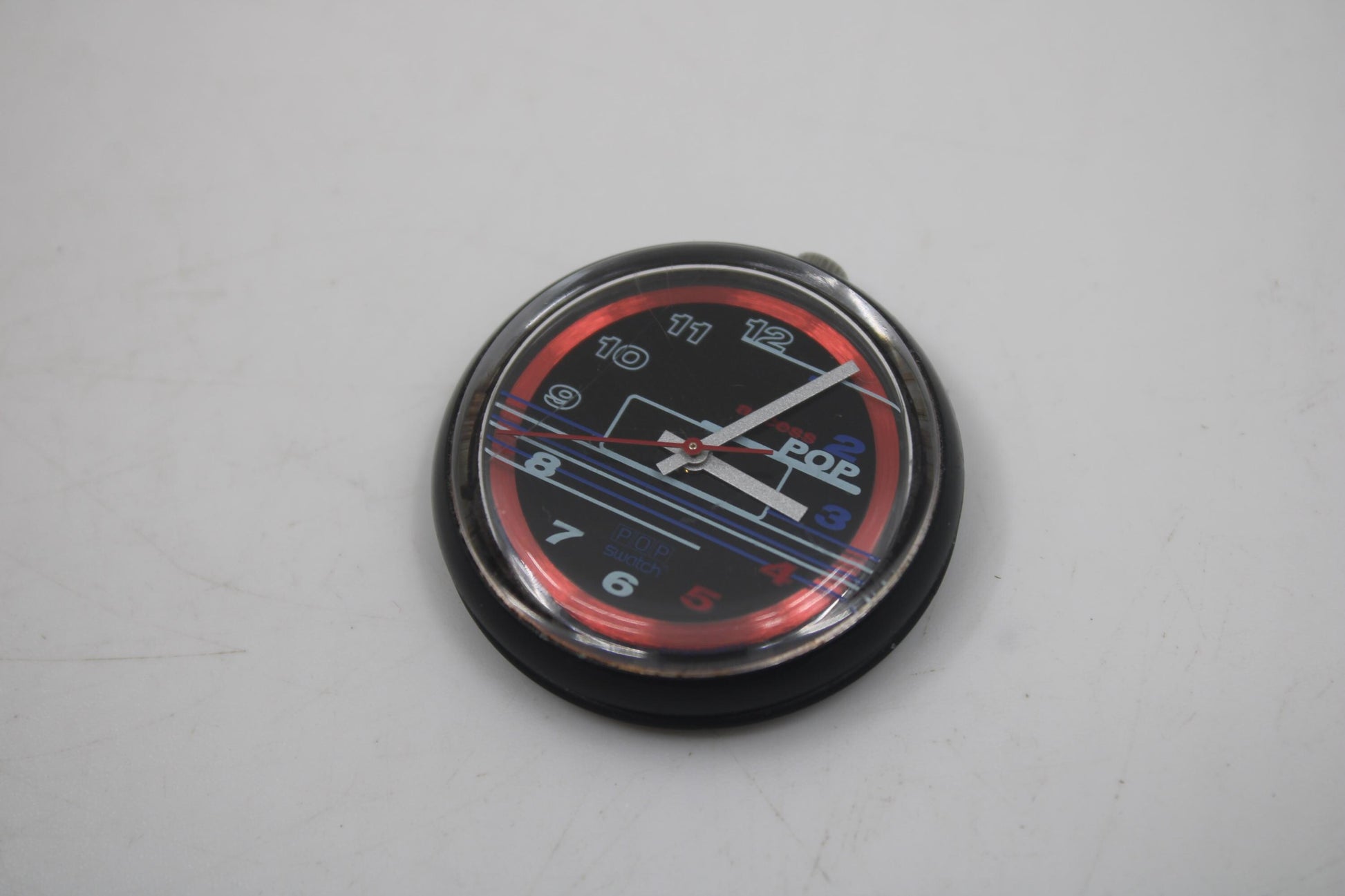 Swatch Access PopSwatch, 1998, Snowbump, PKB101, used, working, NO ring or strap