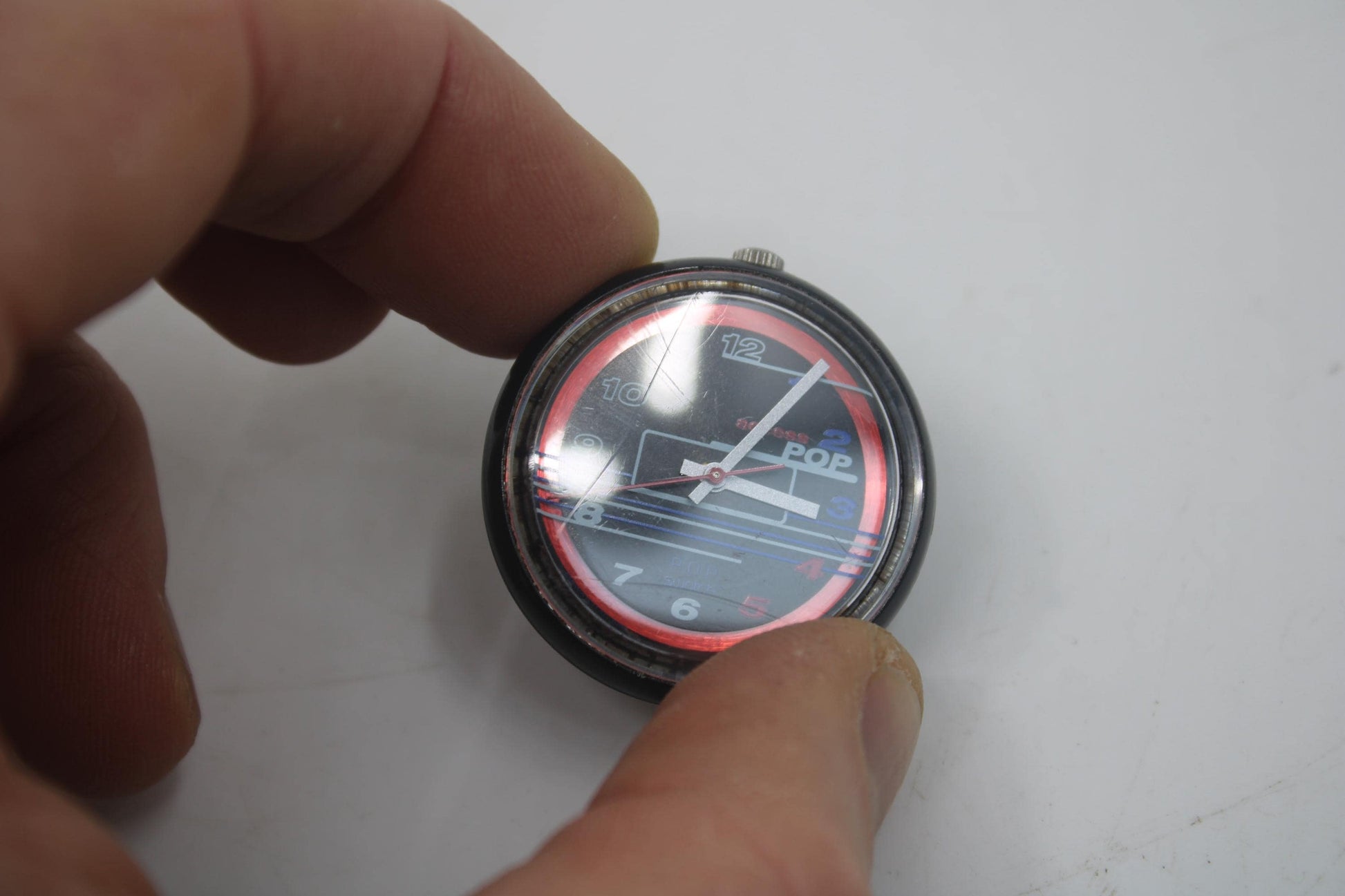 Swatch Access PopSwatch, 1998, Snowbump, PKB101, used, working, NO ring or strap