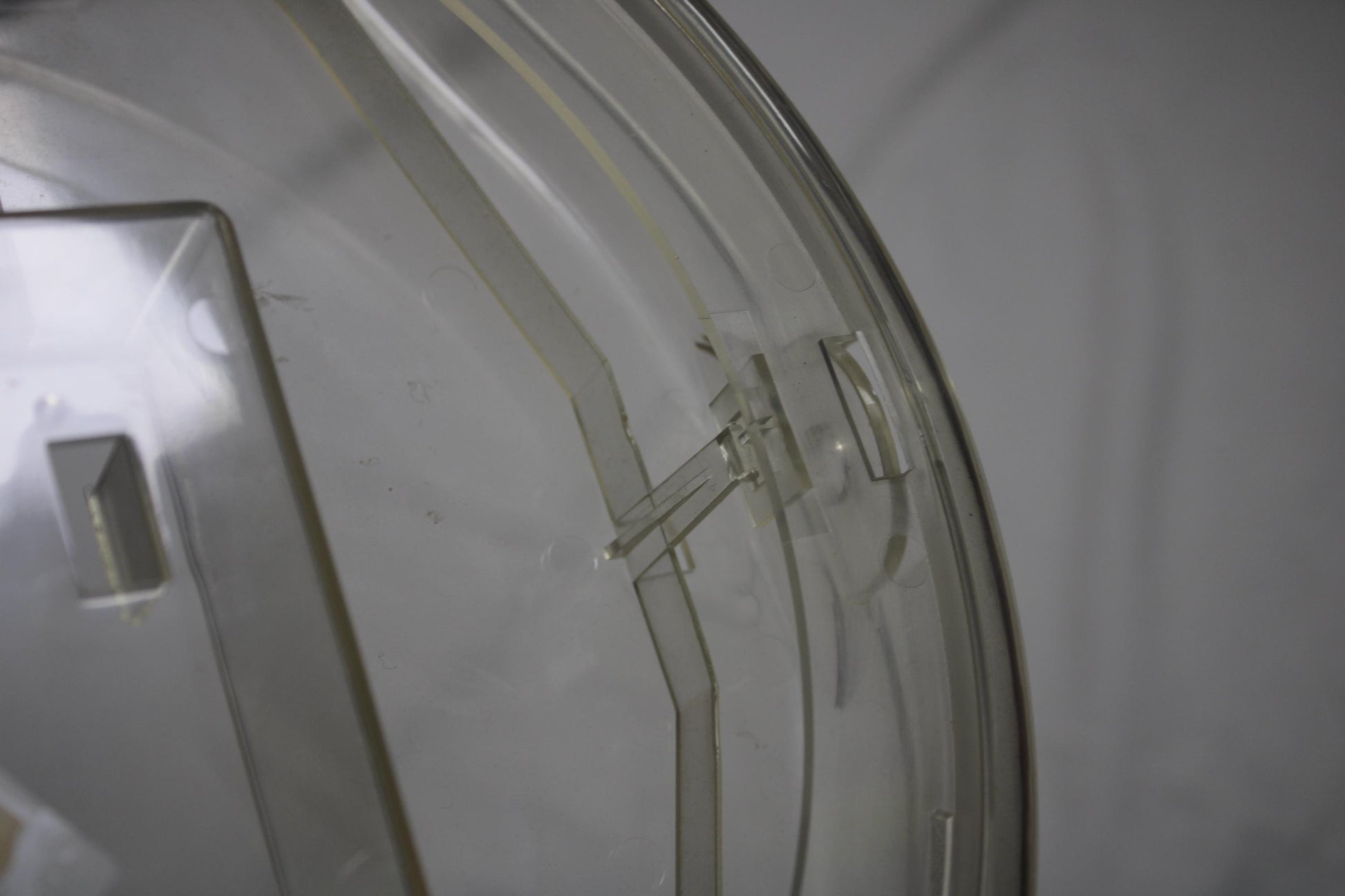 Maxi Swatch Case Transparent, 1986 and beyond early vintage and original, Usable With Flaws