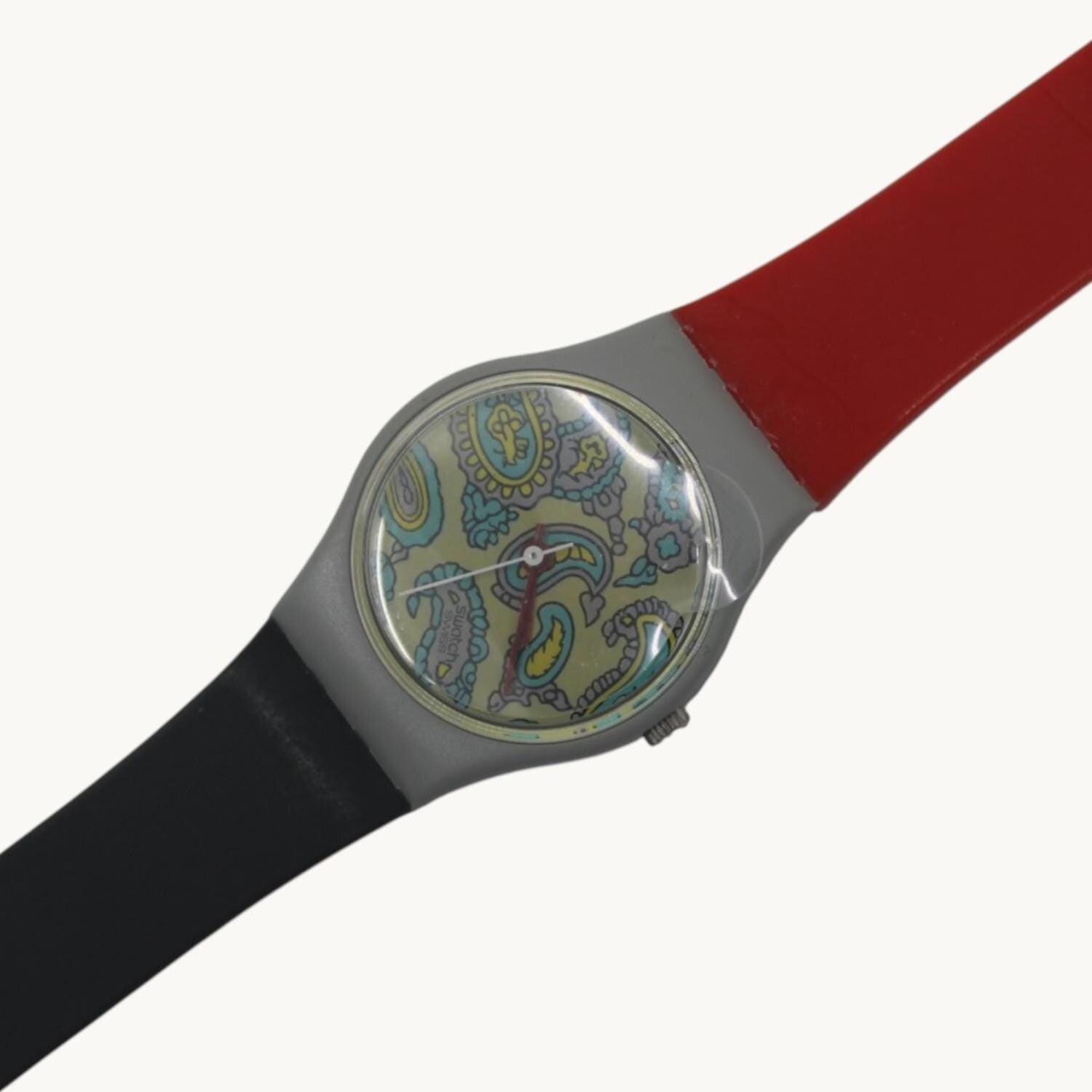 Vintage ladies Swatch, Sheherazade LM105, 1985, working, New Old Stock, Unworn, NO box