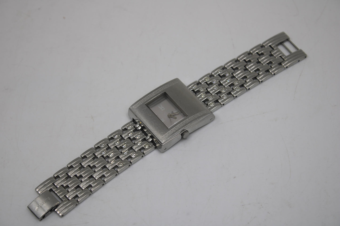 Swatch Irony Lady Square, YUS120G, 'Chroma Lux', vintage nice, used Condition