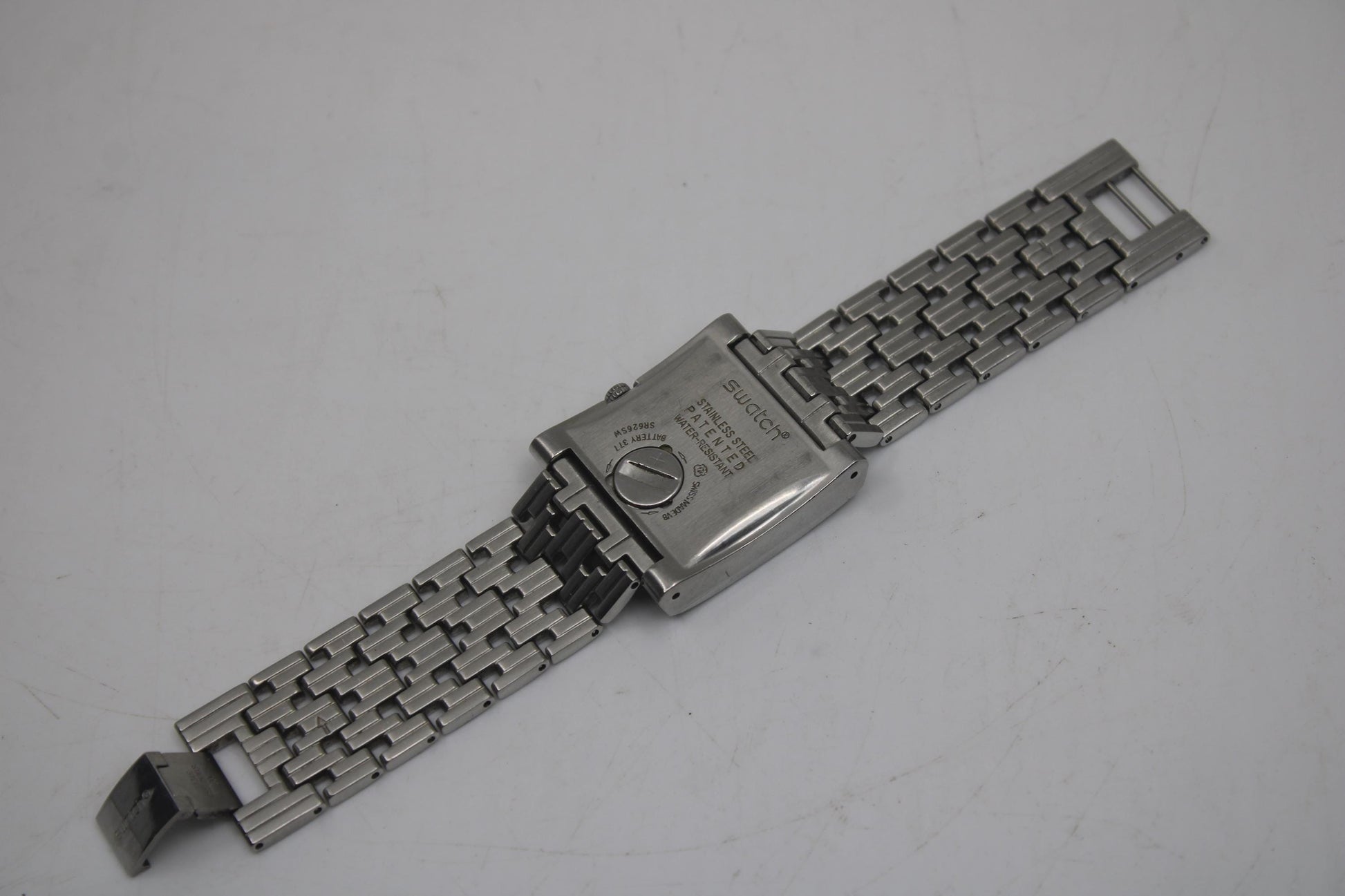Swatch Irony Lady Square, YUS120G, 'Chroma Lux', vintage nice, used Condition