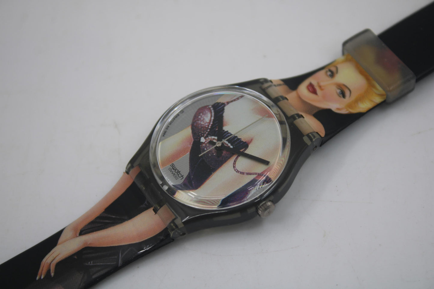 Swatch 34mm Gents, Lolita, GM128, In a Used Condition, working, original strap