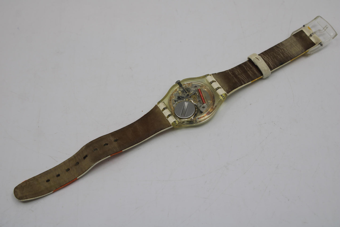 Vintage Gents Swatch 'Juicy Hours', GE402, In a Used Condition, working
