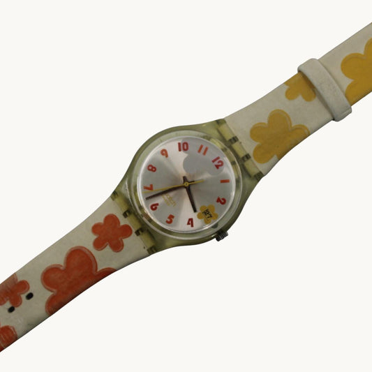 Vintage Gents Swatch 'Juicy Hours', GE402, In a Used Condition, working