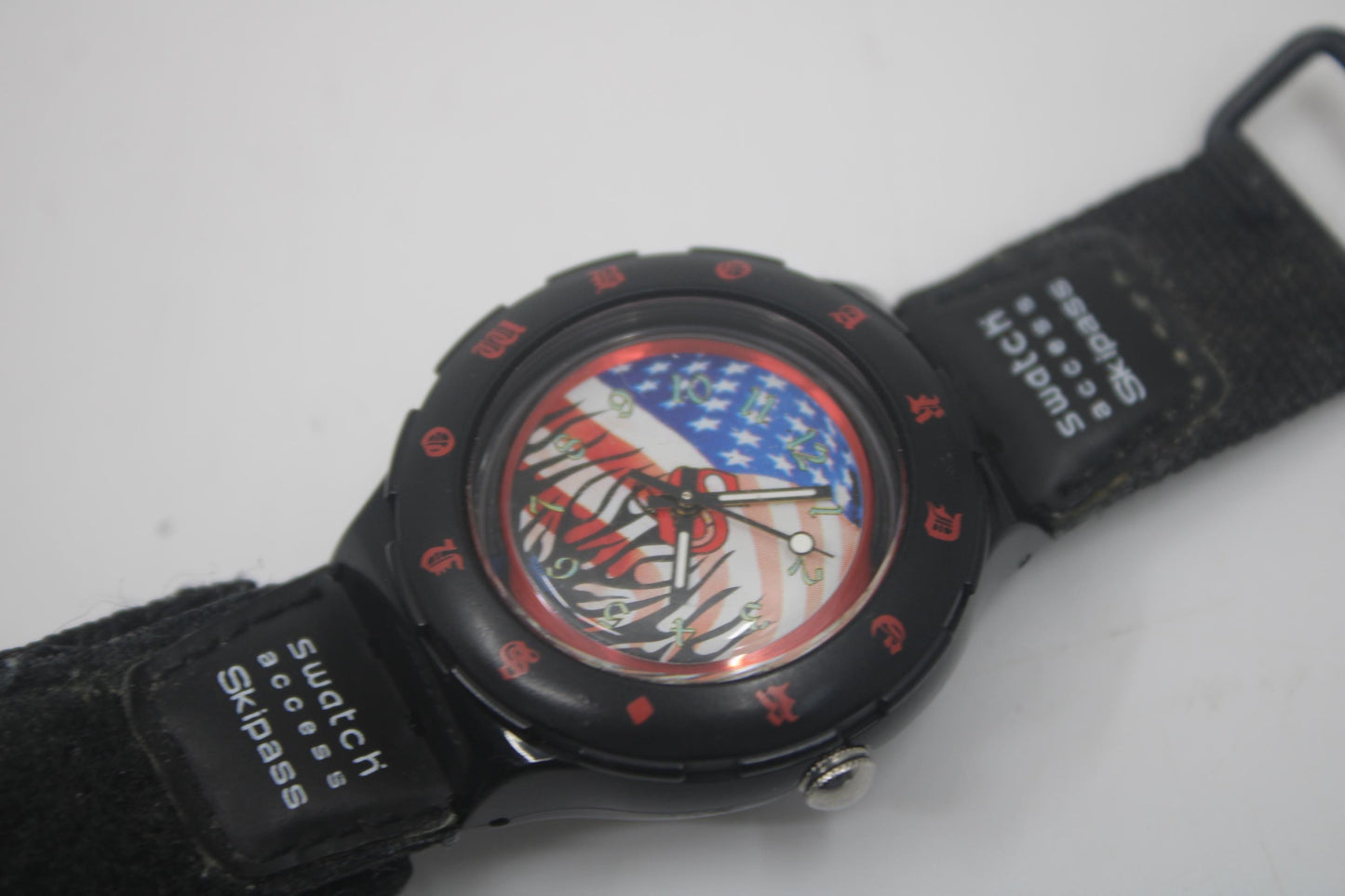 Swatch Access Scuba, Palmer, SHB100, Hook and Loop strap, Very Nice, Used Condition