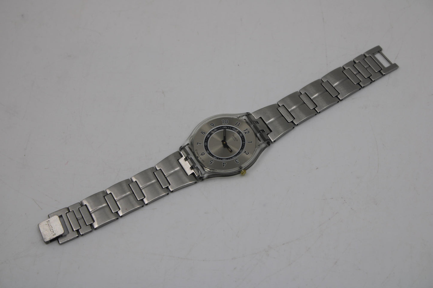 Skin Swatch watch, Around the Six, SFK168, working, original strap