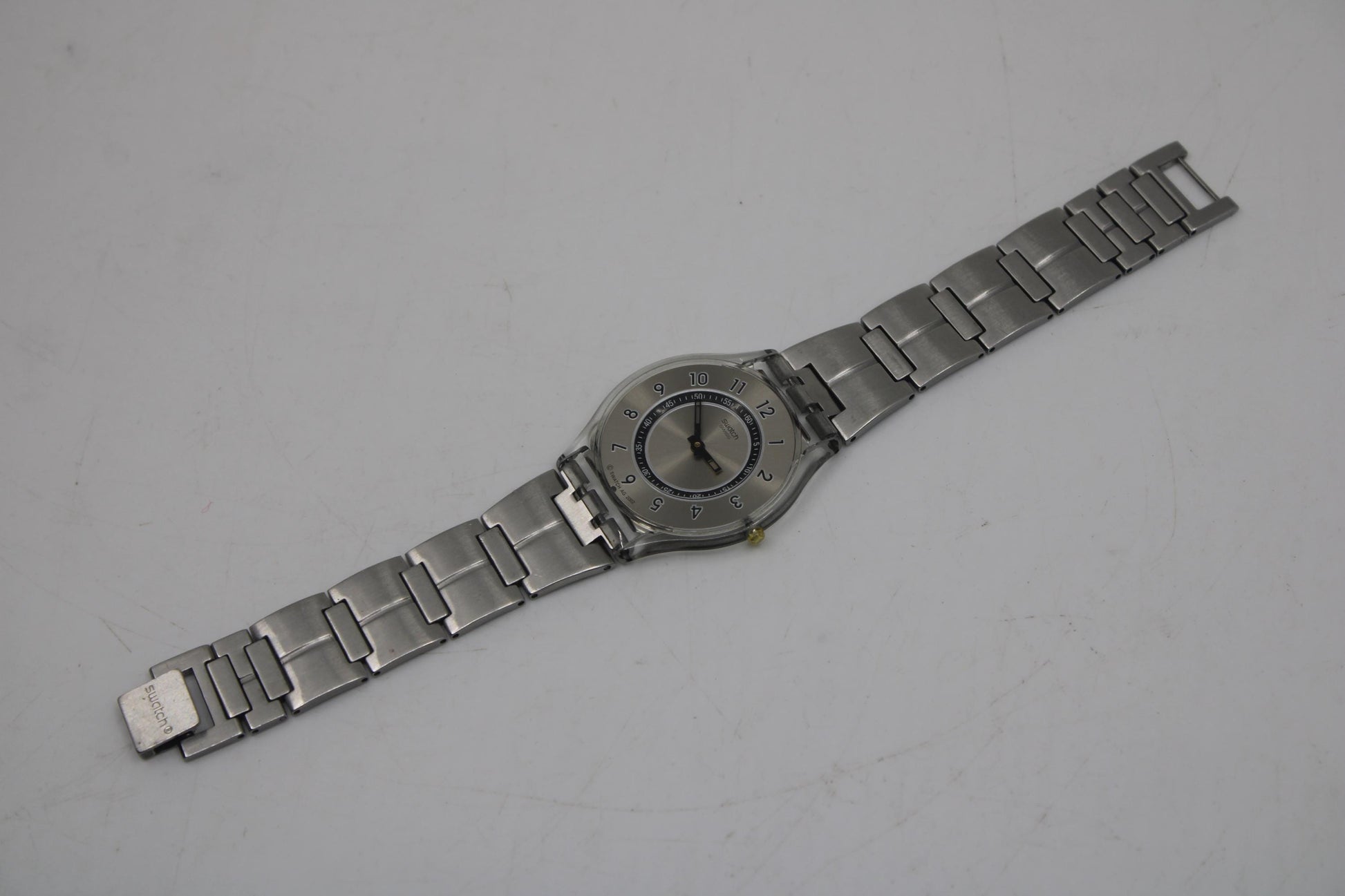 Skin Swatch watch, Around the Six, SFK168, working, original strap