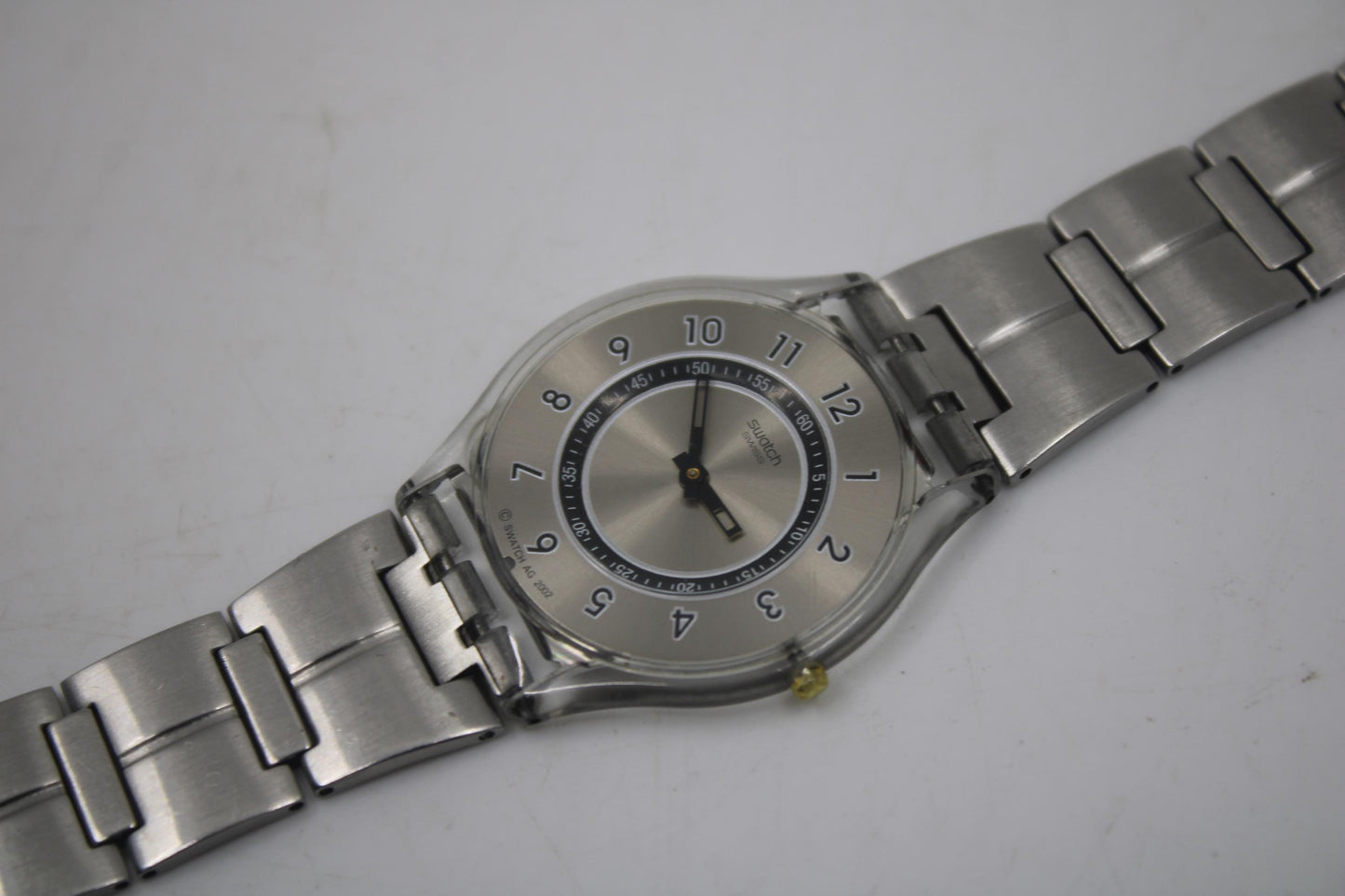Skin Swatch watch, Around the Six, SFK168, working, original strap