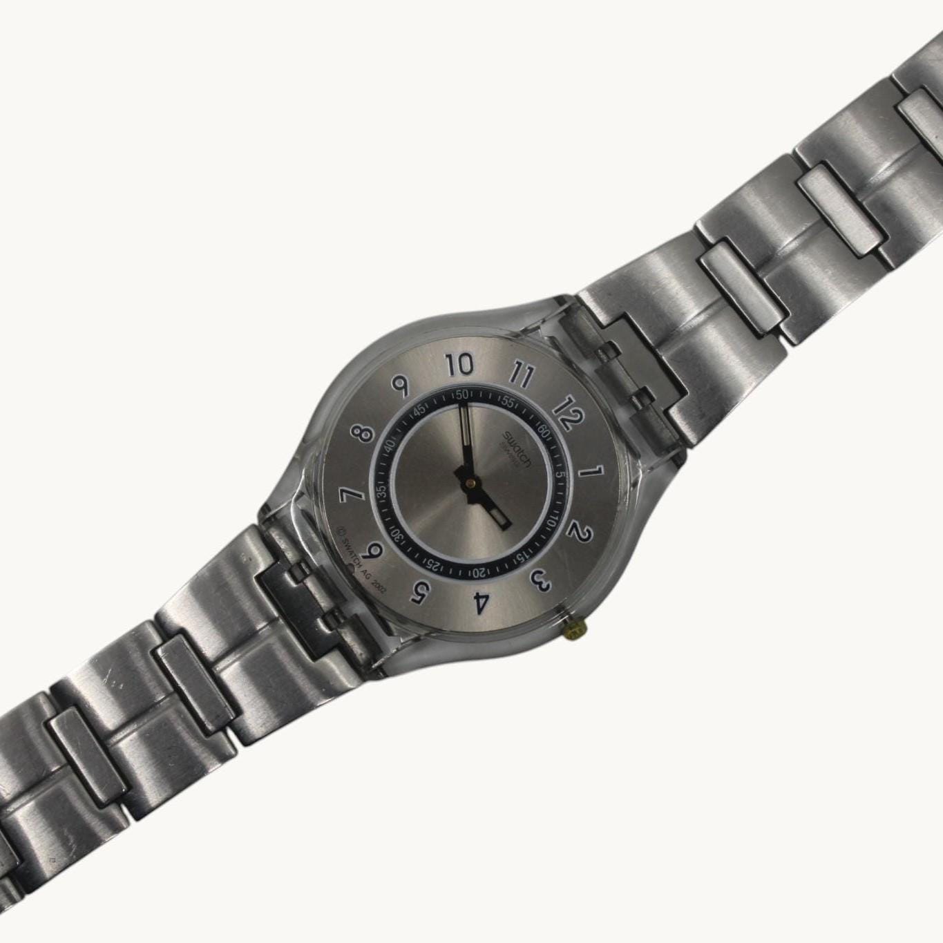 Skin Swatch watch, Around the Six, SFK168, working, original strap