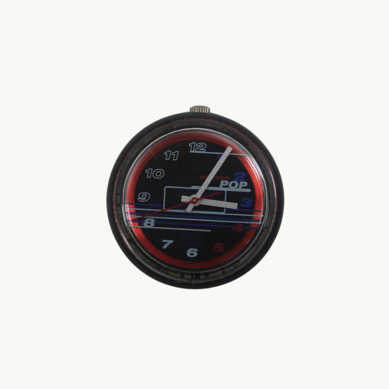 Swatch Access PopSwatch, 1998, Snowbump, PKB101, used, working, NO ring or strap