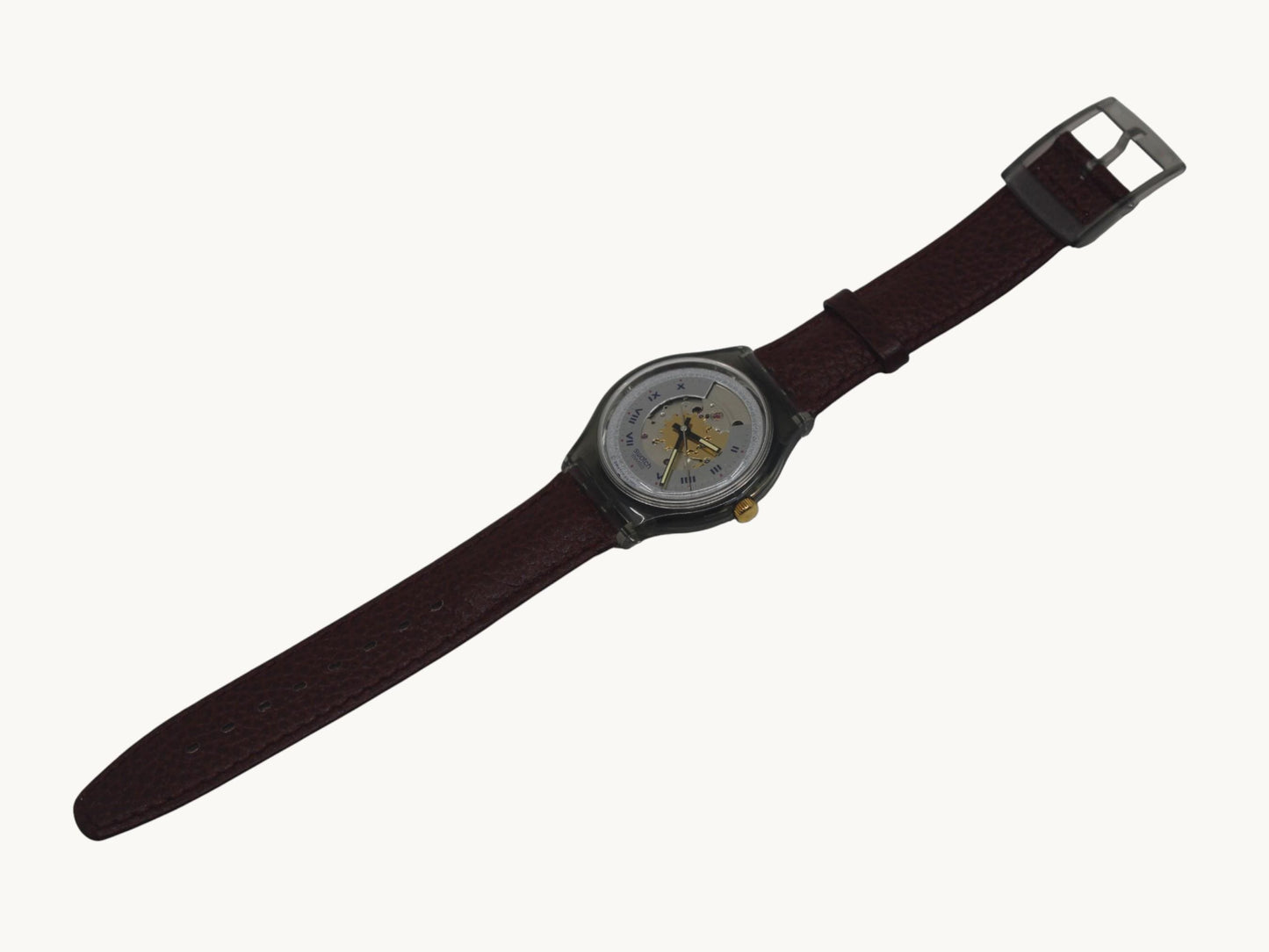 Vintage Automatic Swatch SAM100, Rubin, New Old Stock, Never Used