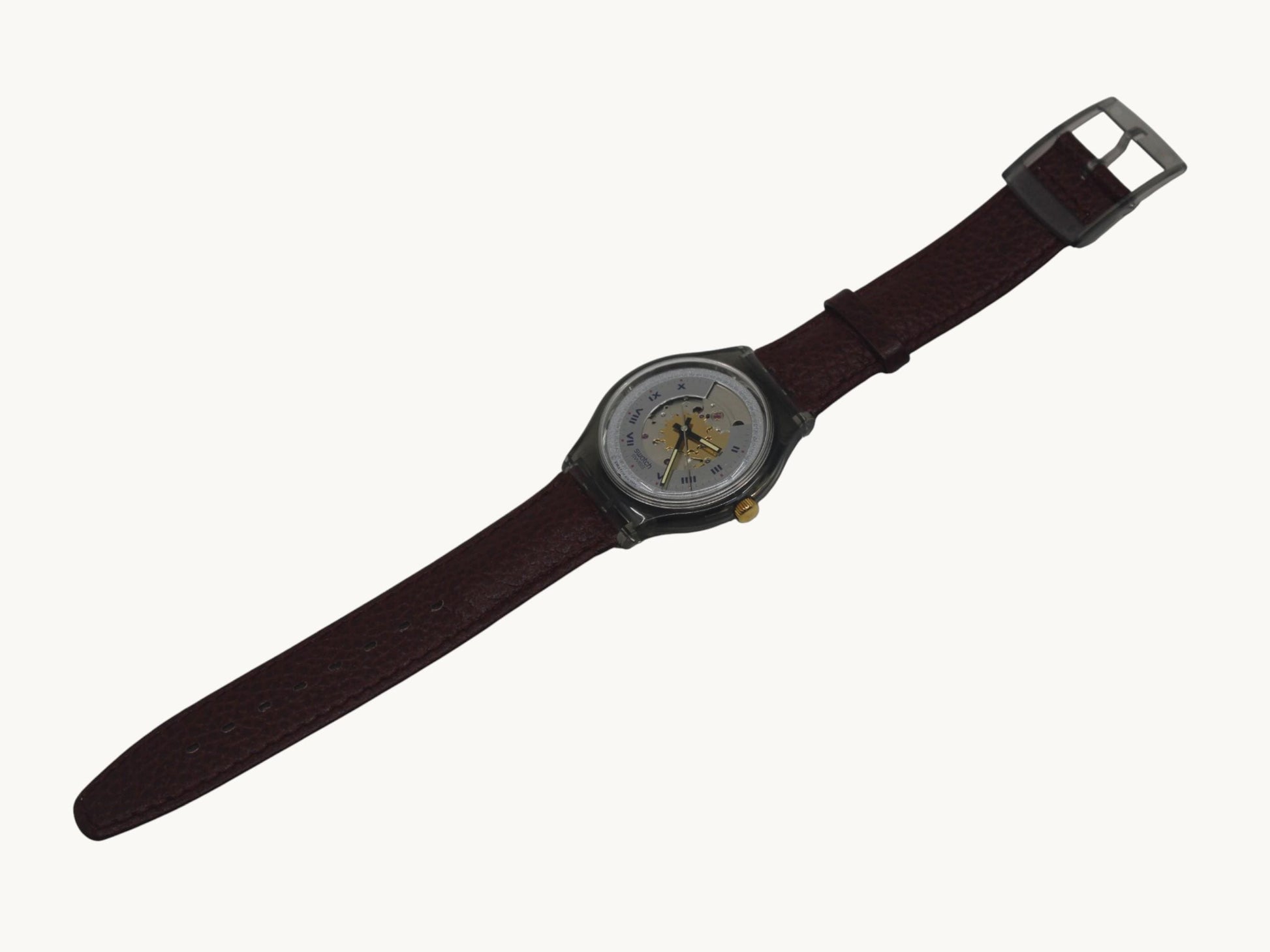 Vintage Automatic Swatch SAM100, Rubin, New Old Stock, Never Used