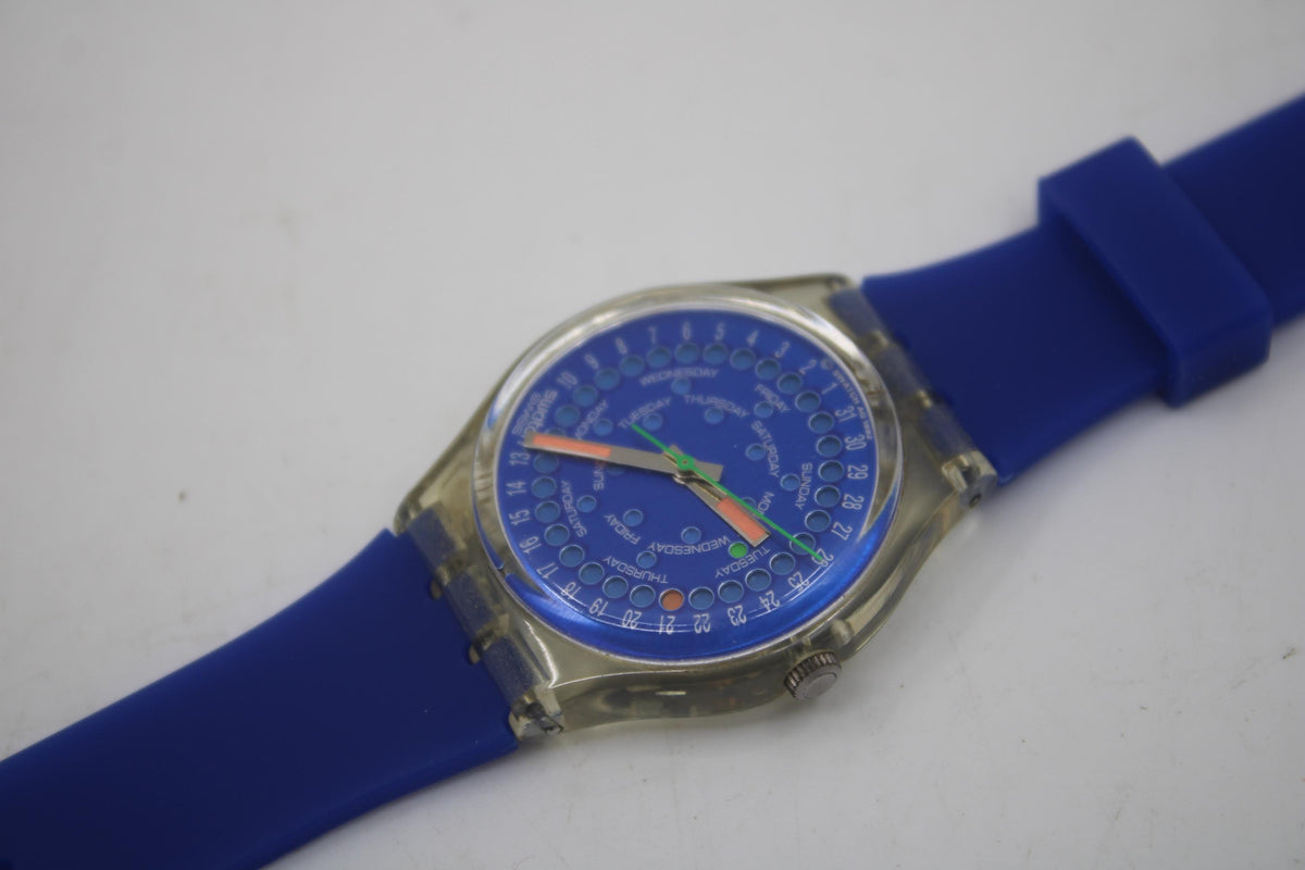 Swatch, 34mm Gents, Drop, GK708/709, Very Nice, Used Condition, Working
