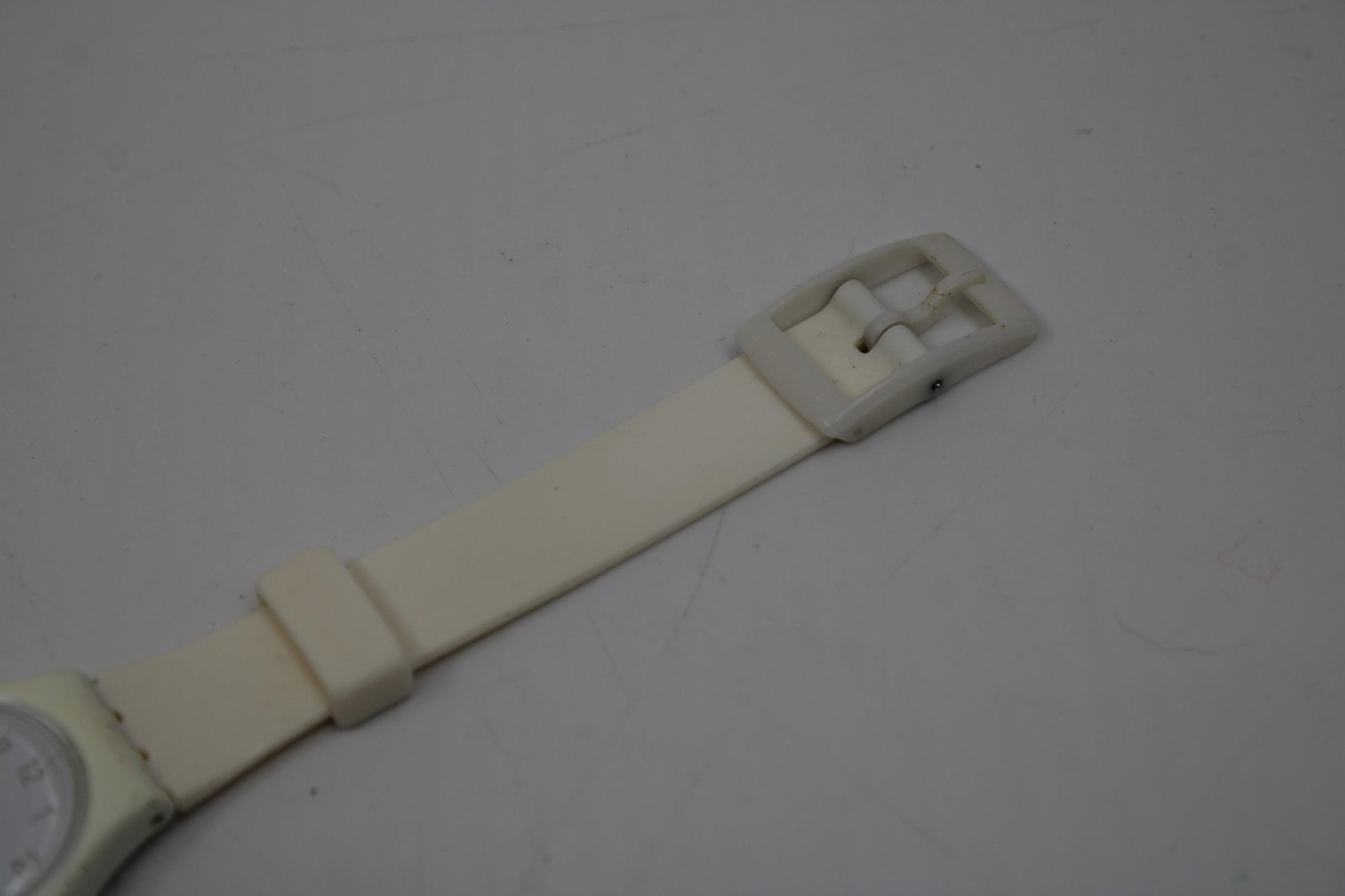 Swatch Ladies 25mm, Cool Breeze, LW134, working, original long, double wrap strap