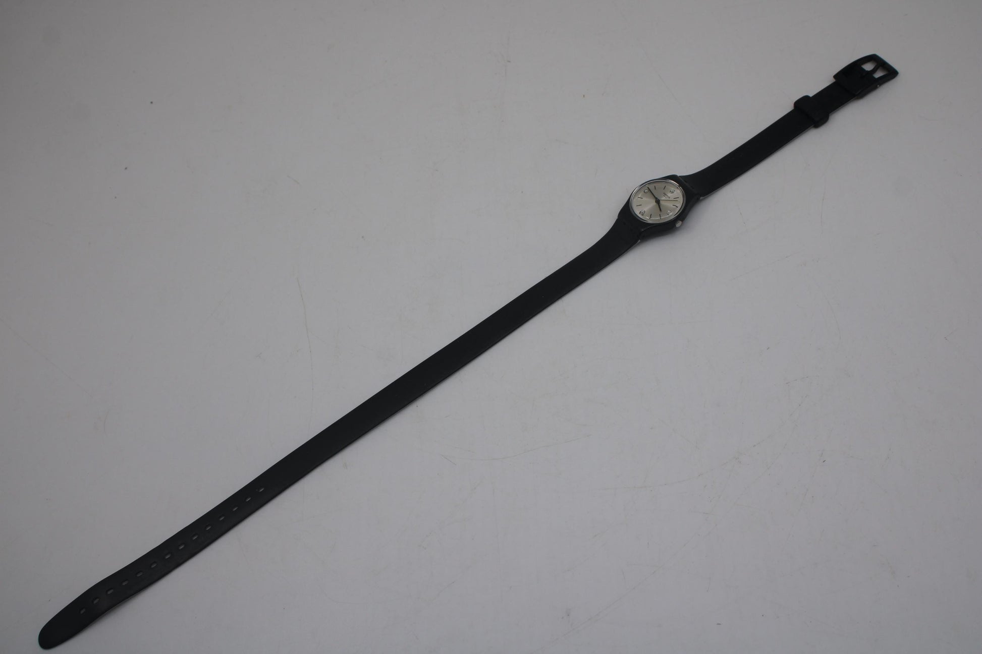 Swatch Ladies 25mm, Ton Etoile, LB177, working, original long, double wrap strap