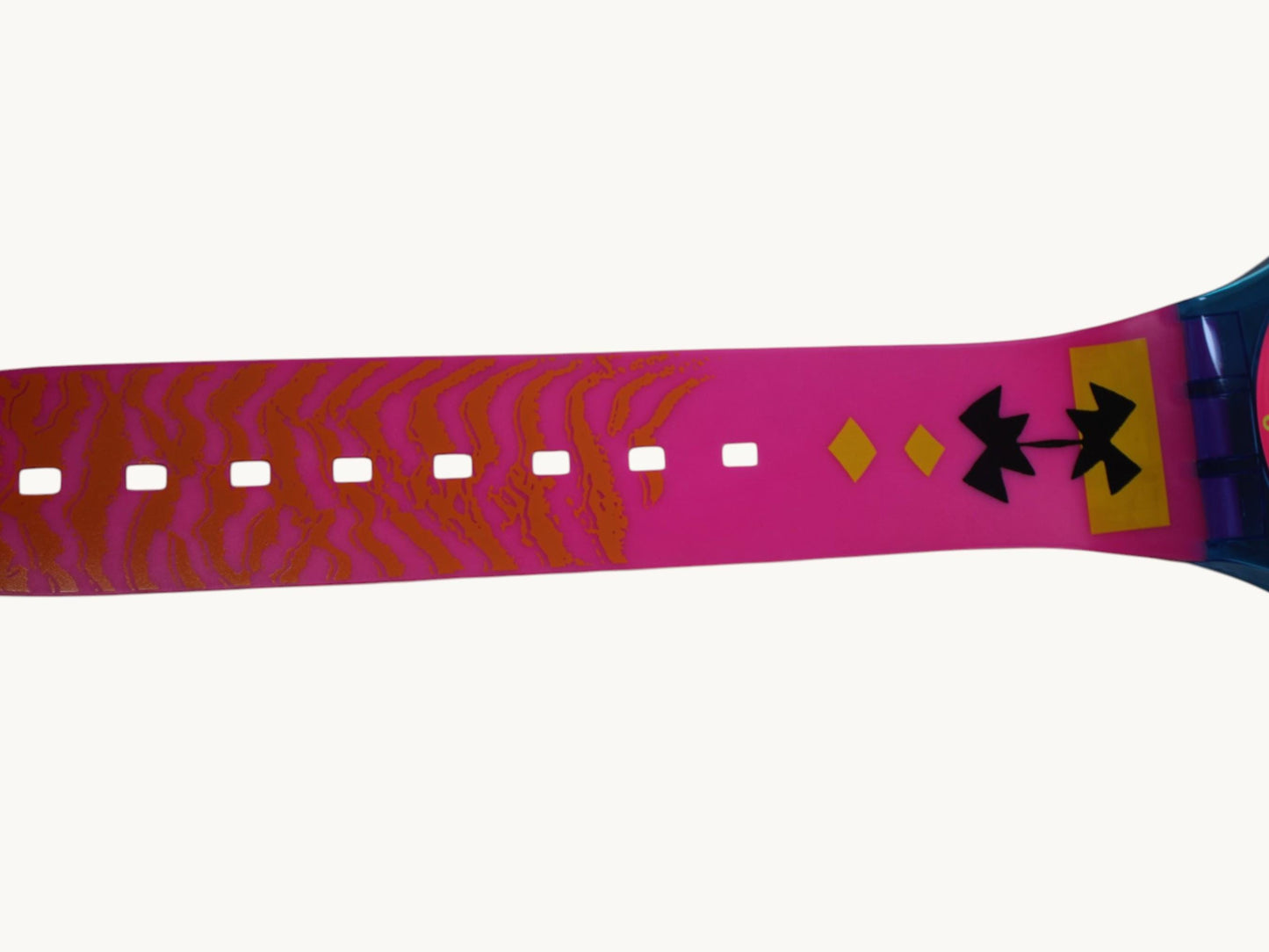 Maxi Swatch, 'Pink Hurrycane', MLN106 unique, Super Good Condition, working