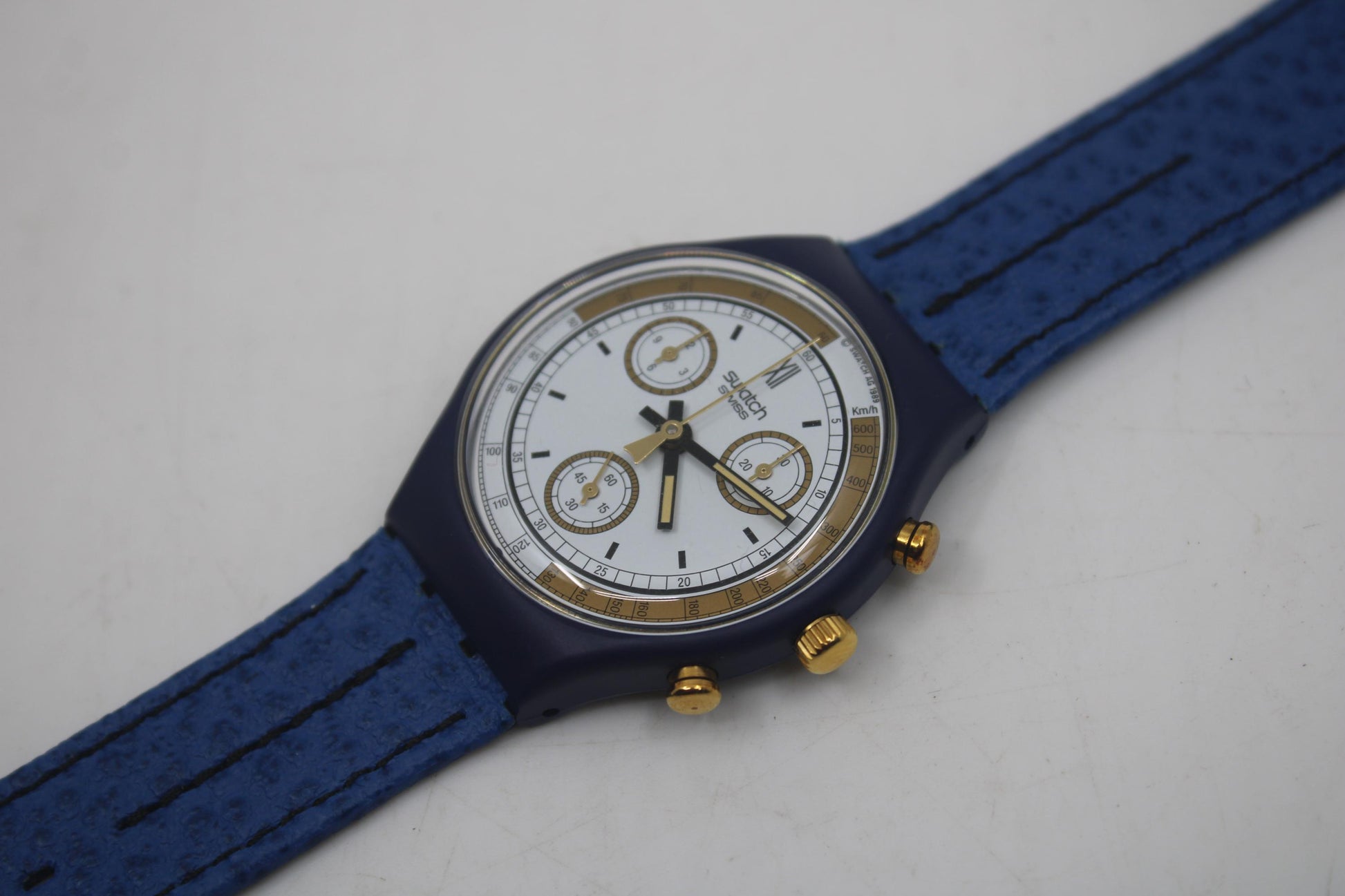 Chrono Swatch, Skipper, SCN100, Working, New Old Stock, Never Worn