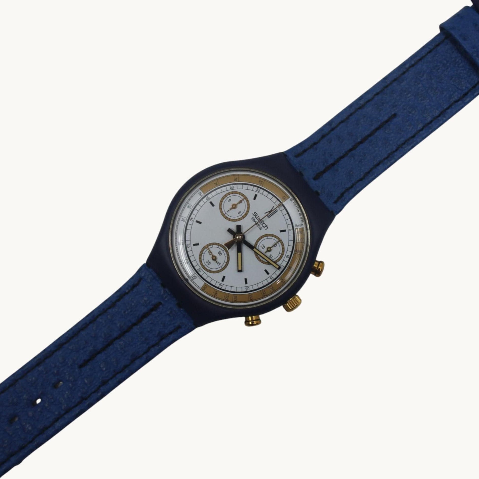 Chrono Swatch, Skipper, SCN100, Working, New Old Stock, Never Worn