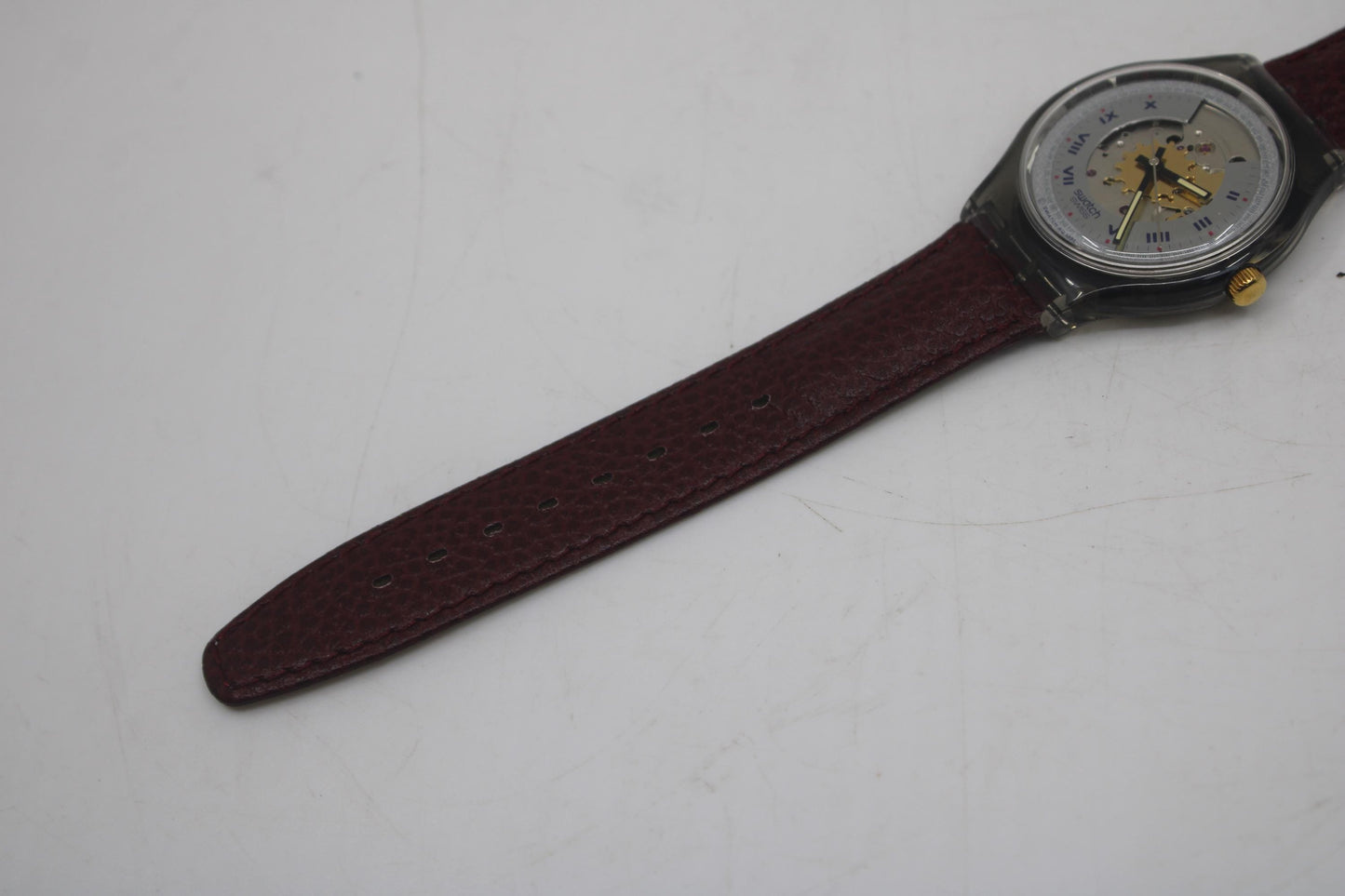 Vintage Automatic Swatch SAM100, Rubin, New Old Stock, Never Used