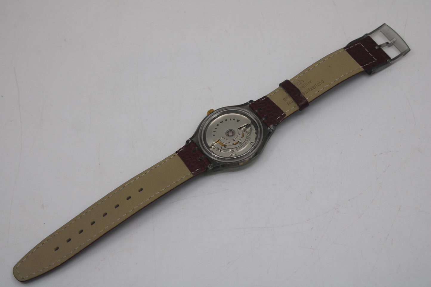 Vintage Automatic Swatch SAM100, Rubin, New Old Stock, Never Used