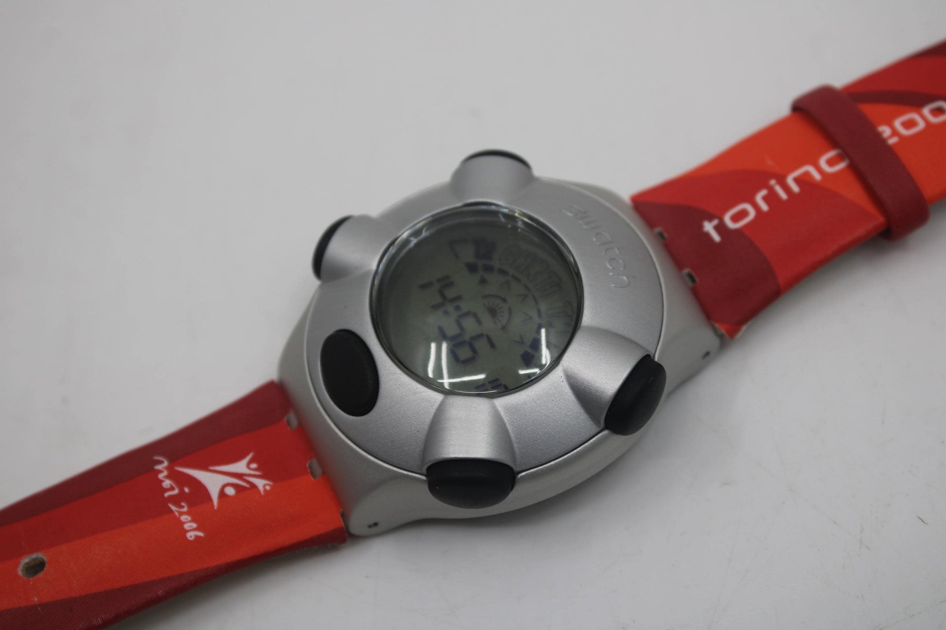 Swatch Beat Irony, Olympic Special Torino YQS1002, Unused, New Old Stock, Working