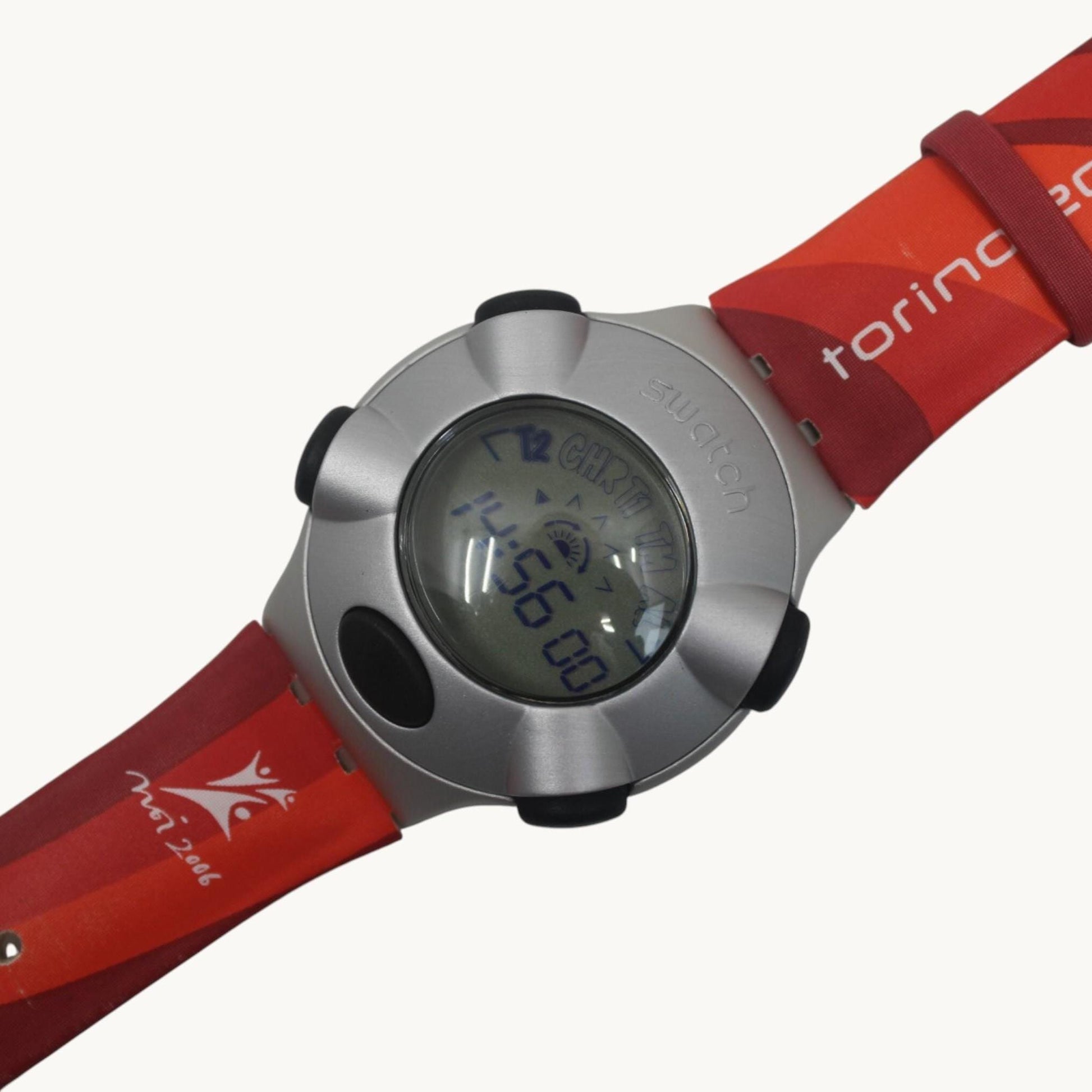 Swatch Beat Irony, Olympic Special Torino YQS1002, Unused, New Old Stock, Working