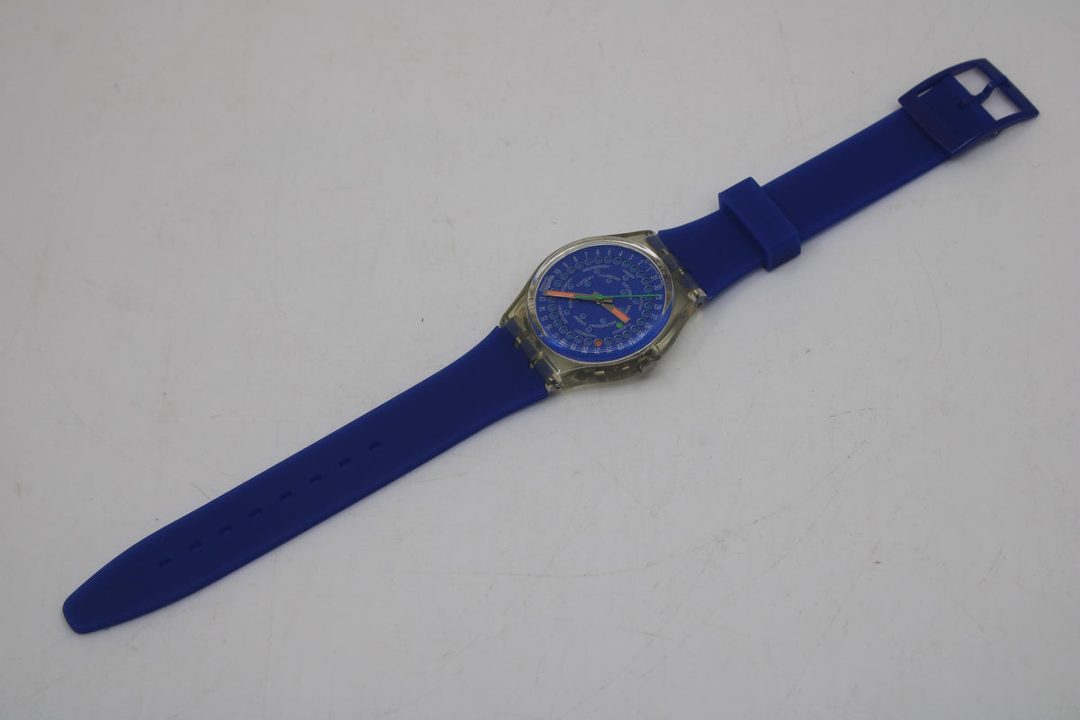Swatch, 34mm Gents, Drop, GK708/709, Very Nice, Used Condition, Working