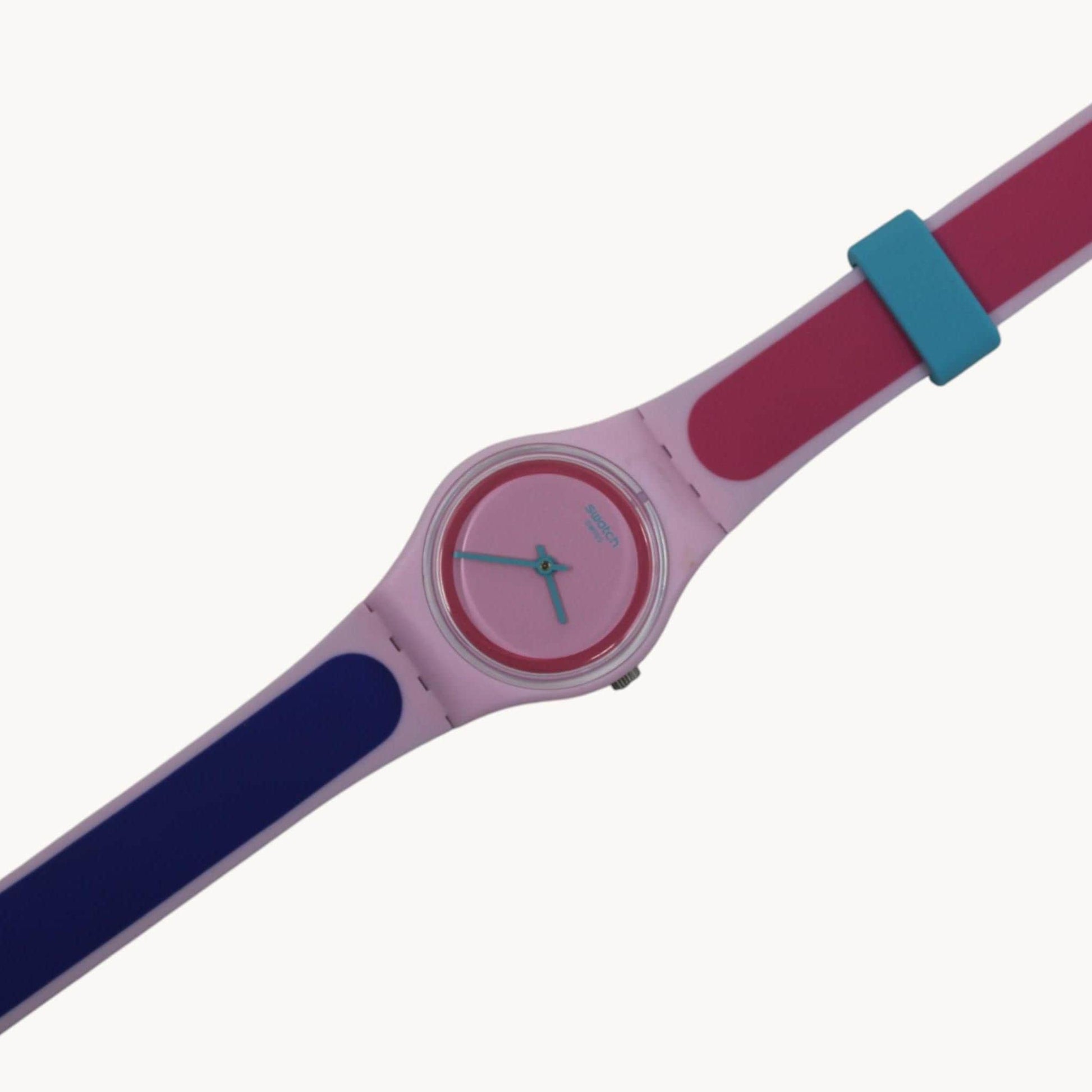 Ladies Swatch 25mm, Kauai, LP140, working, MINT condition, original long, double wrap strap