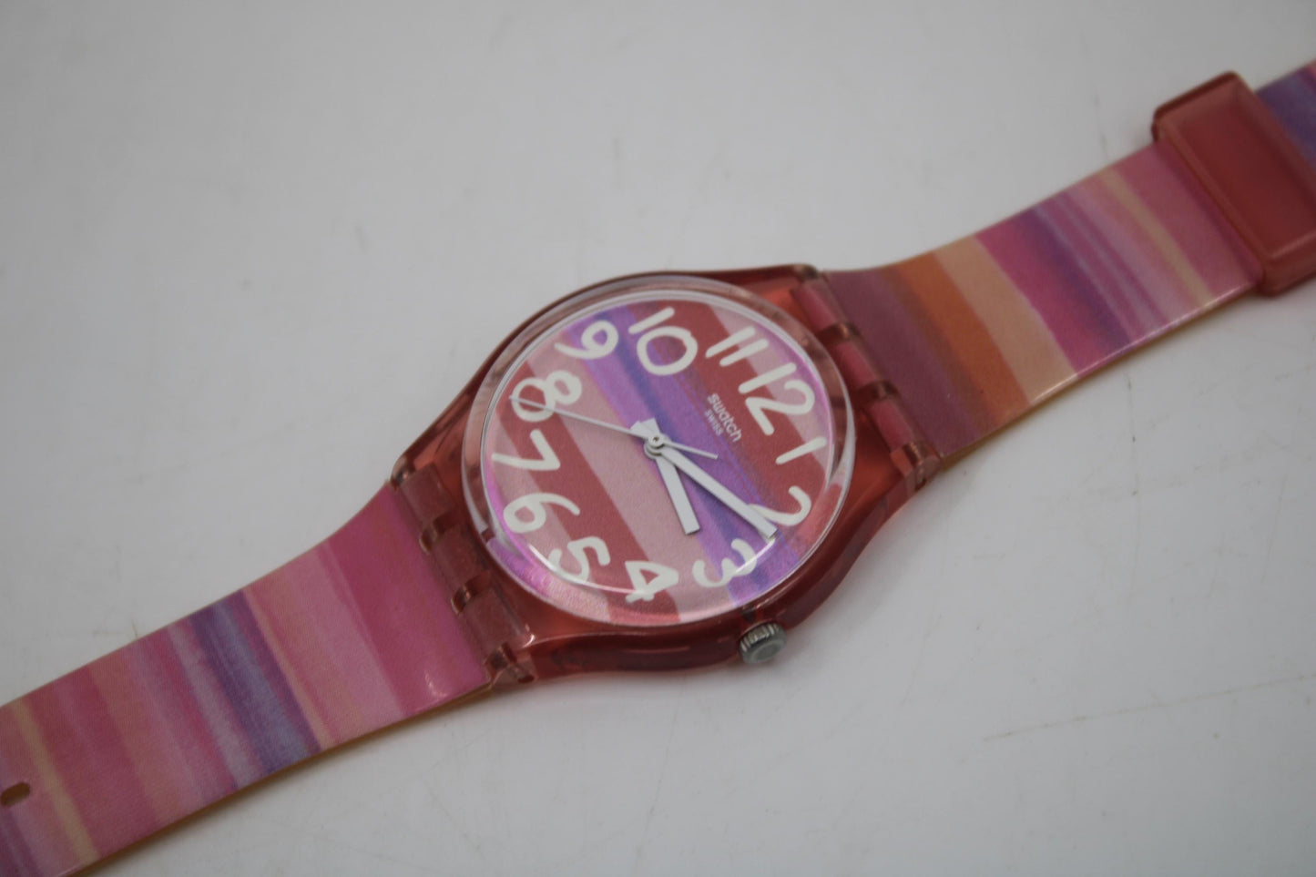 Gents 34mm Swatch watch, Astilbe, GP140, Near Mint condition, working