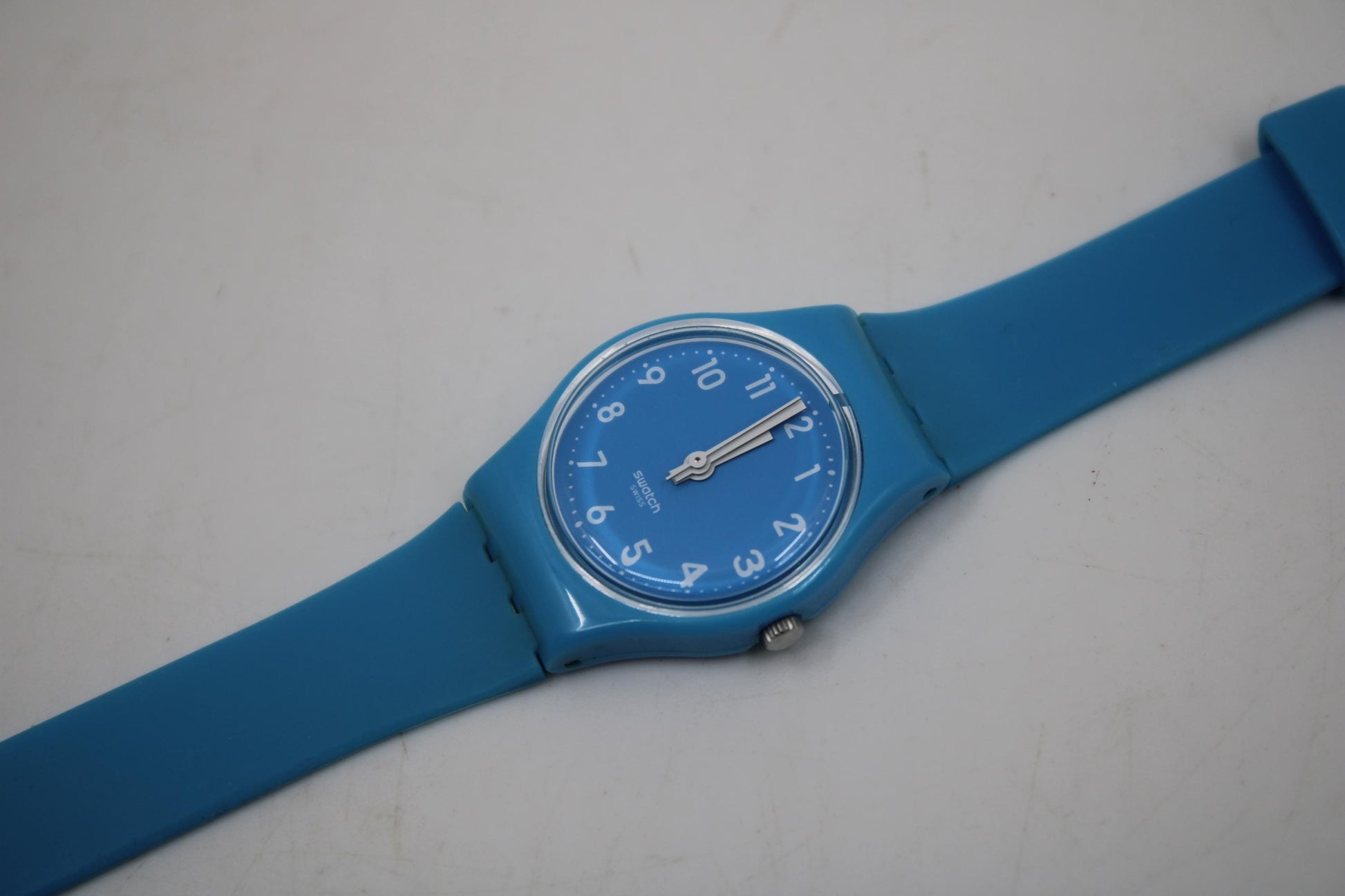 Swatch Ladies 25mm, Lady Cyan, LS112, working, near mint condition