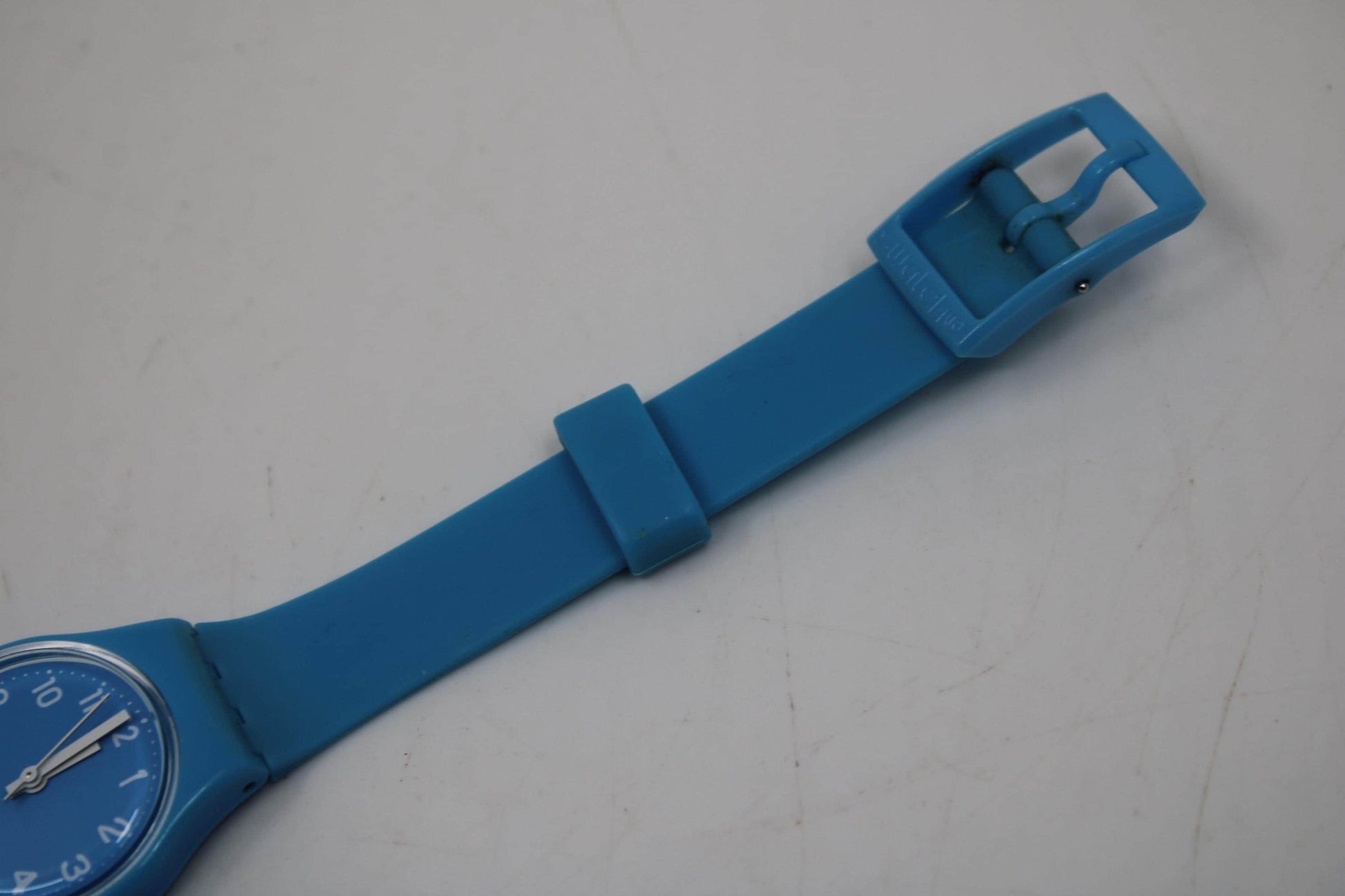 Swatch Ladies 25mm, Lady Cyan, LS112, working, near mint condition