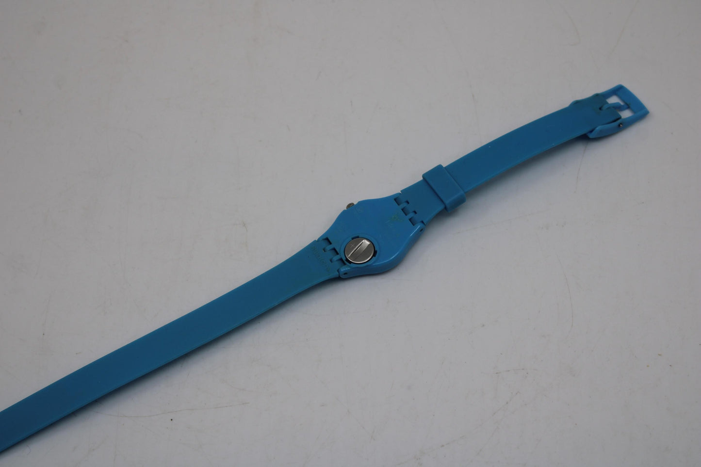 Swatch Ladies 25mm, Lady Cyan, LS112, working, near mint condition