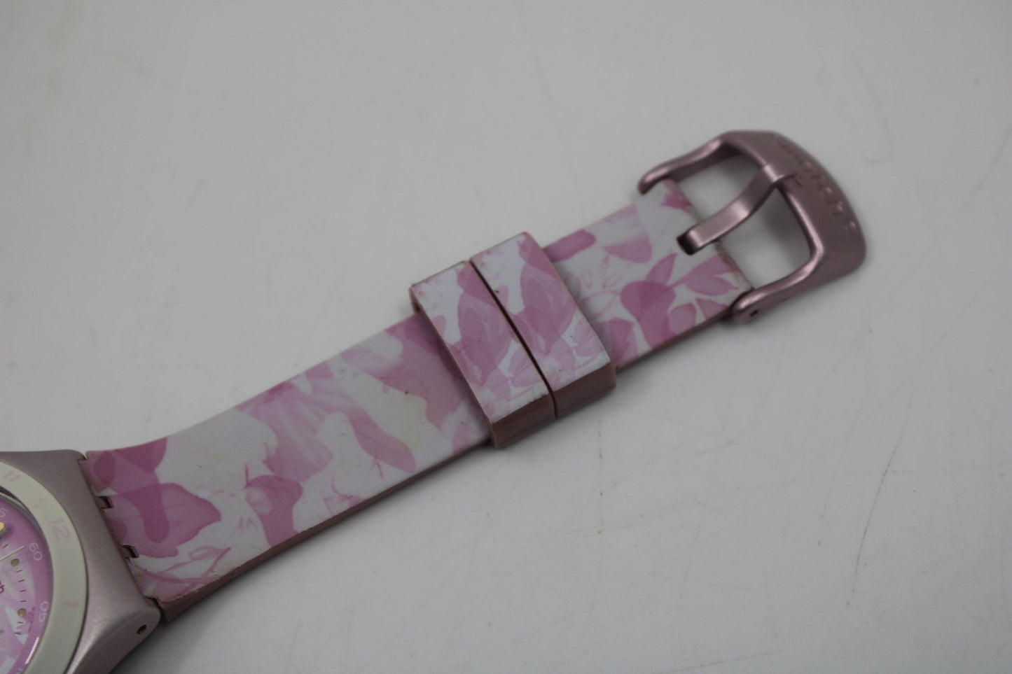 Swatch Irony Chrono, Rose Jungle , YCP1001 , Near Mint Condition