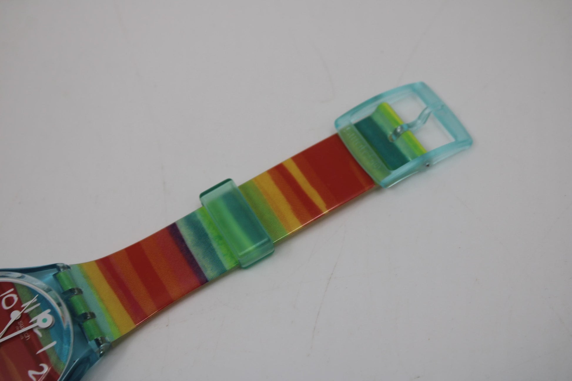 Gents 34mm Swatch watch, Color the Sky, GS124, new and unused