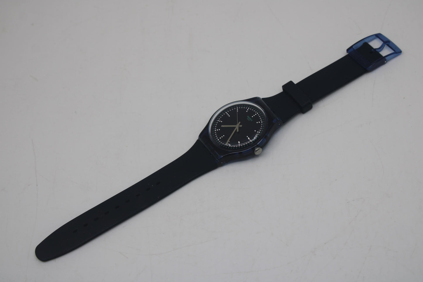 New Gents Swatch, Blue Pillow, SUON121, in MINT condition, working