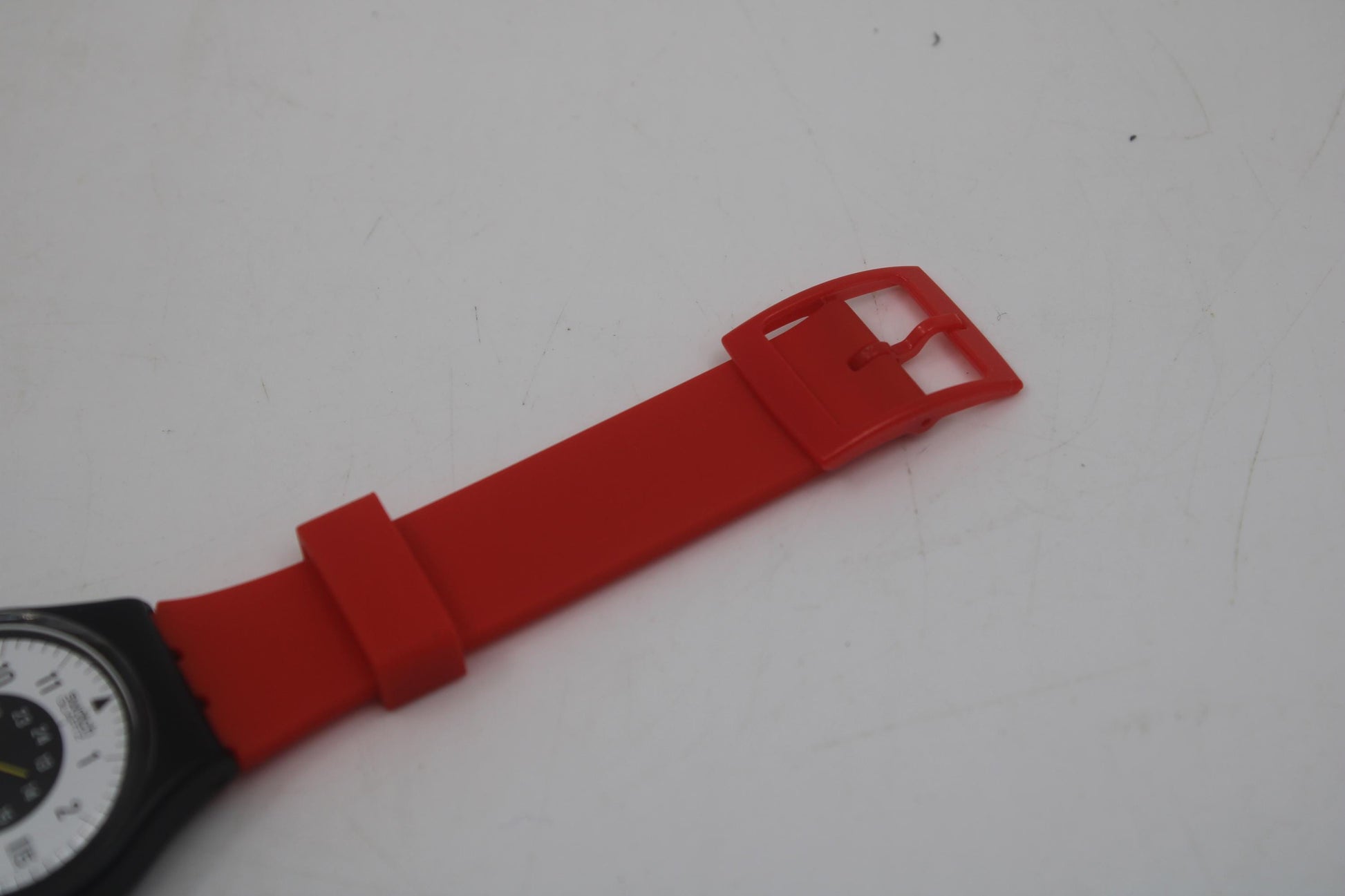 1984 Vintage Gents Swatch, Chrono Tech, GB403, Near Mint Condition, new strap