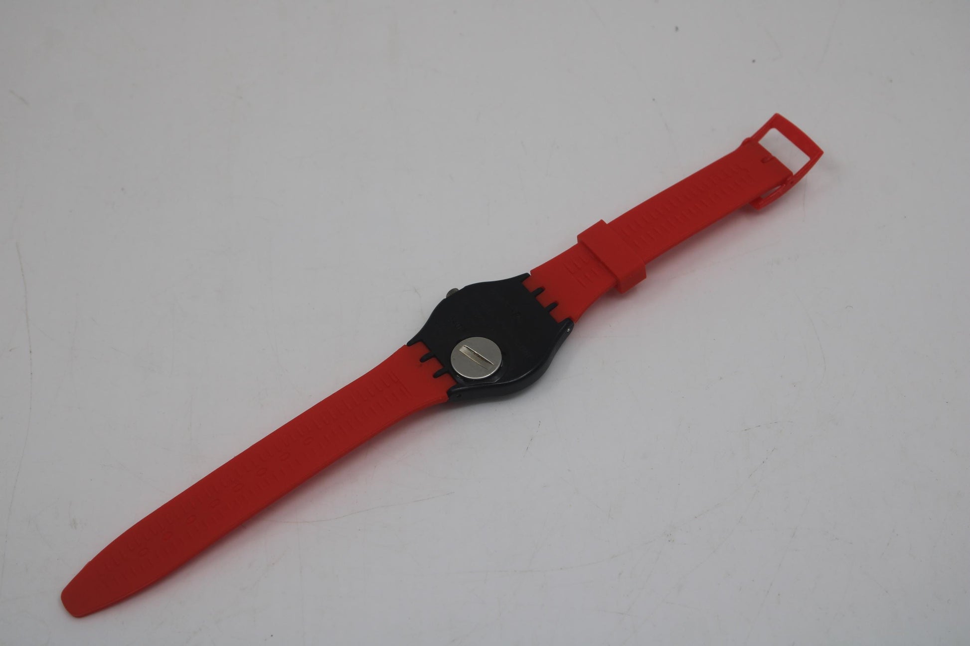 1984 Vintage Gents Swatch, Chrono Tech, GB403, Near Mint Condition, new strap