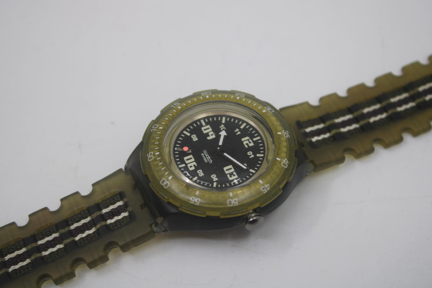 Vintage Swatch Access Scuba, Rough Cut, SHM103, Nice, Used condition, working