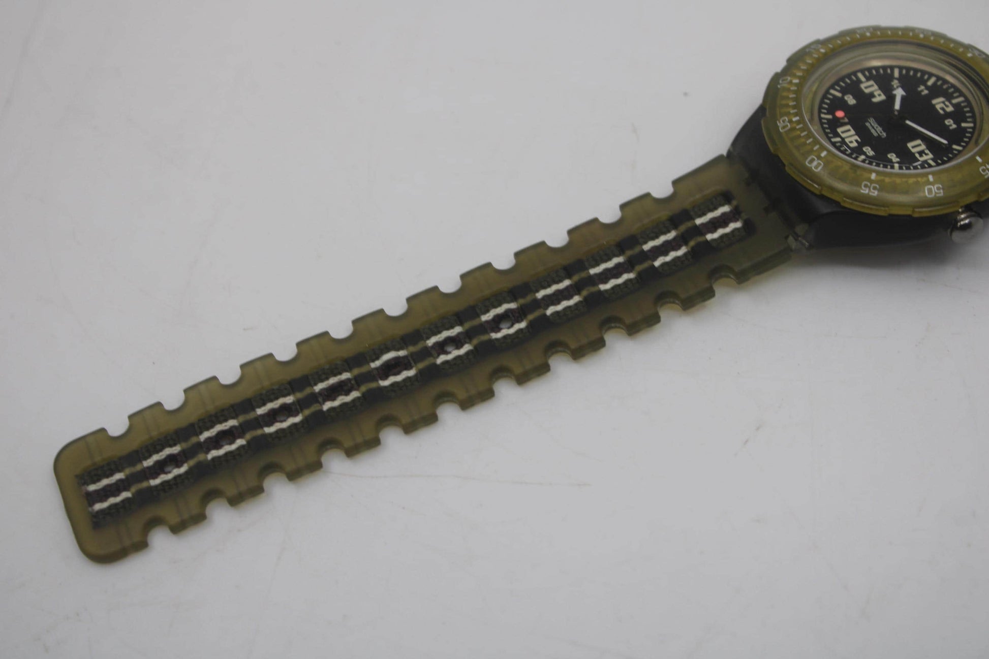 Vintage Swatch Access Scuba, Rough Cut, SHM103, Nice, Used condition, working