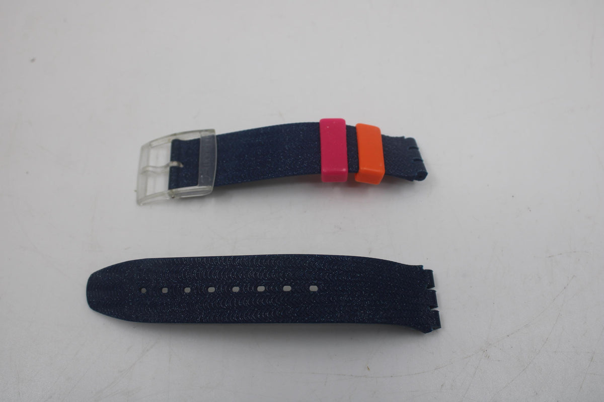 Vintage Used Swatch 17mm straps, choice of five - 5
