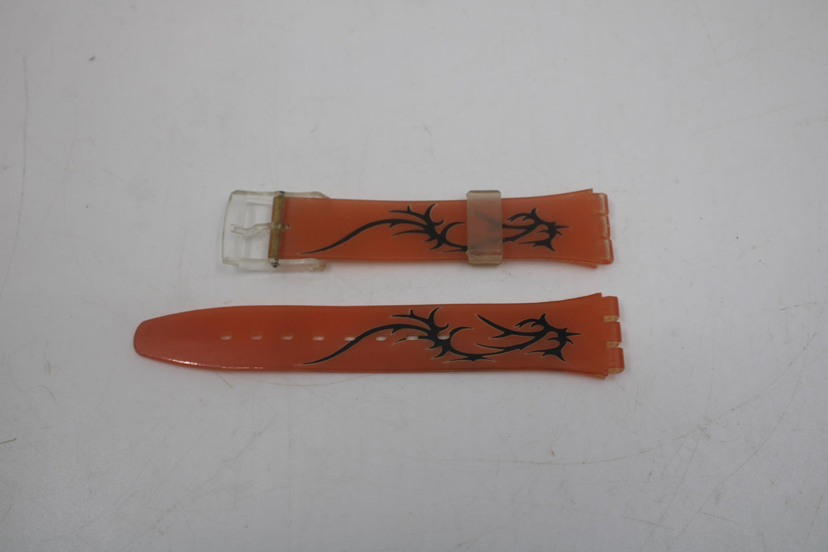 Vintage Used Swatch 17mm straps, choice of five - 5