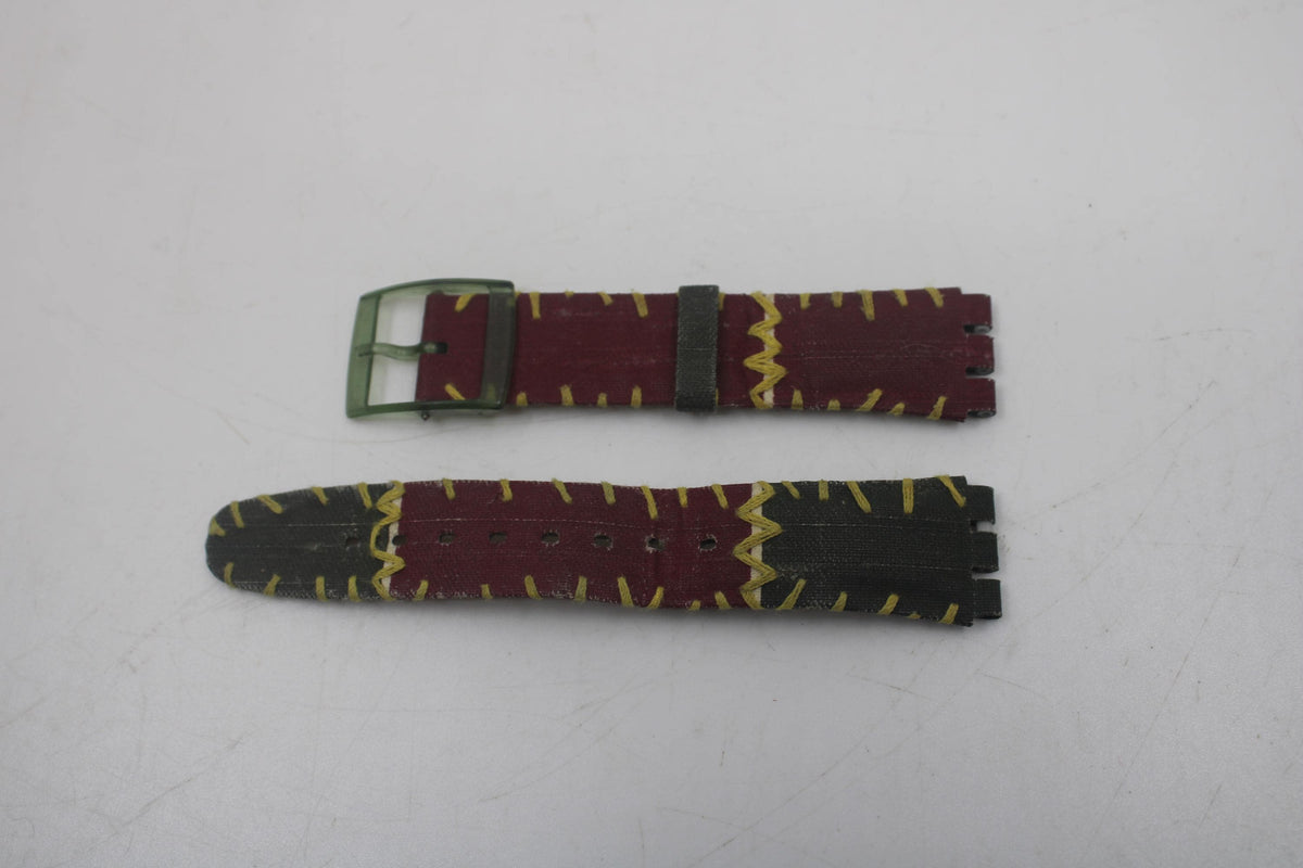 Vintage Used Swatch 17mm straps, choice of five - 5