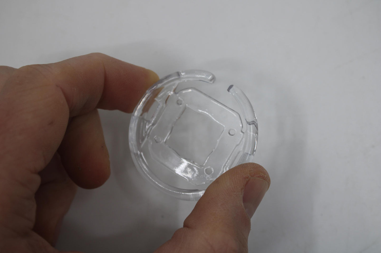 Pop Swatch Ring, Transparent, 3D printed