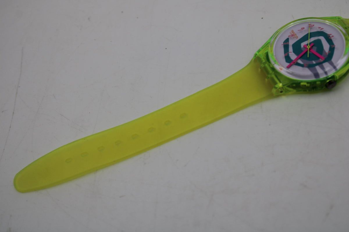Vintage Gents Swatch, Bikini, GJ105, new old stock, unused, working